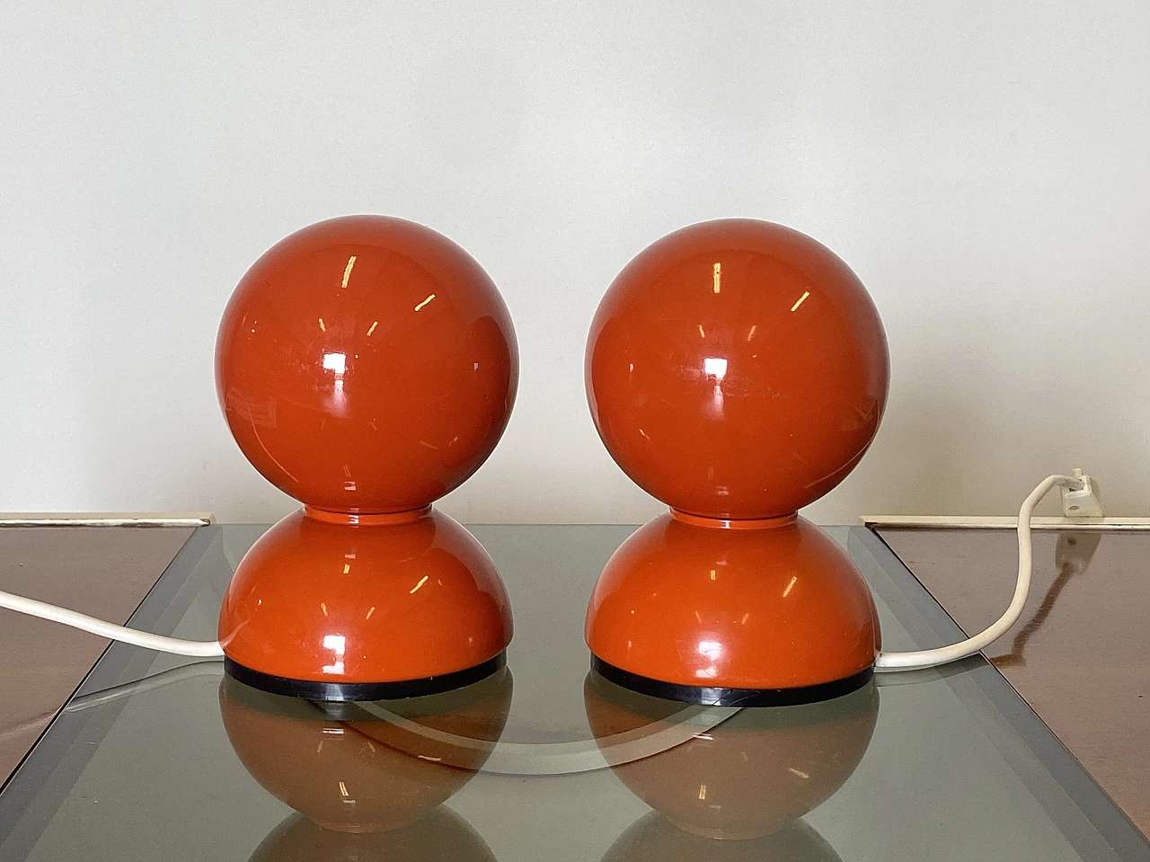 Pair of Eclisse lamps by Vico Magistretti for Artemide, 1967 12