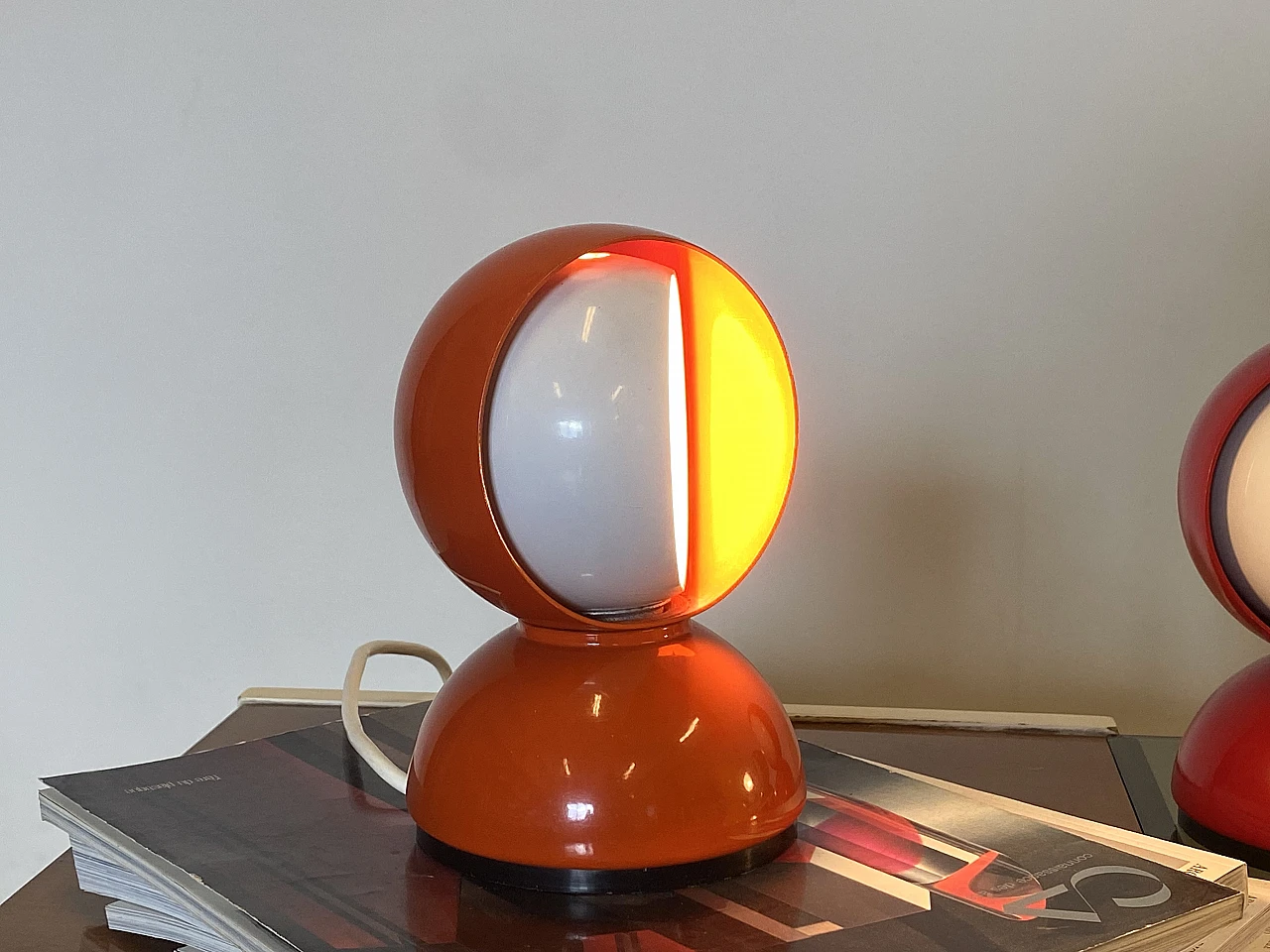 Coppia di lampade Eclisse di Vico Magistretti per Artemide, 1967 15