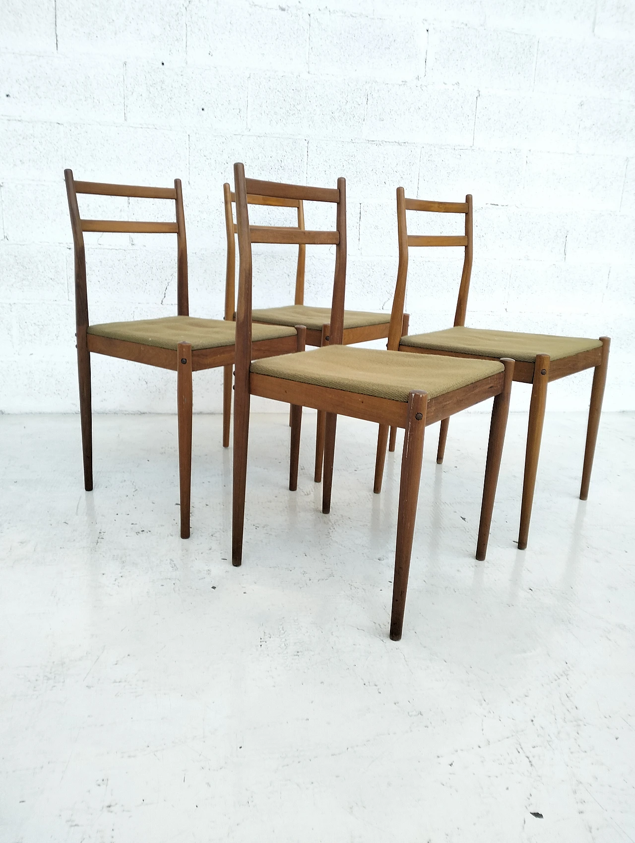 4 Chairs by Gio Ponti for Reguitti, 1950s 1306512