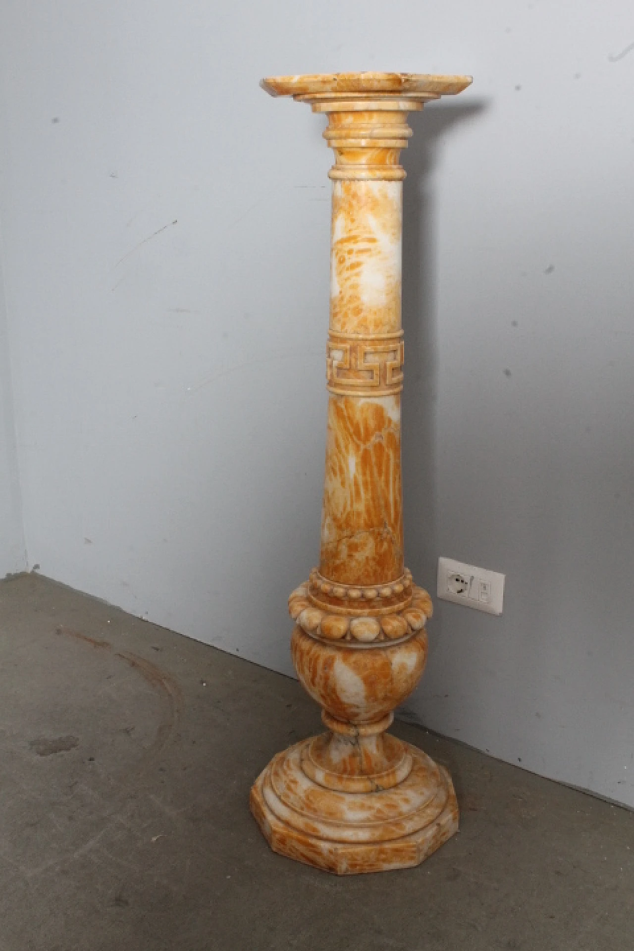 Yellow marble column, 19th century 1