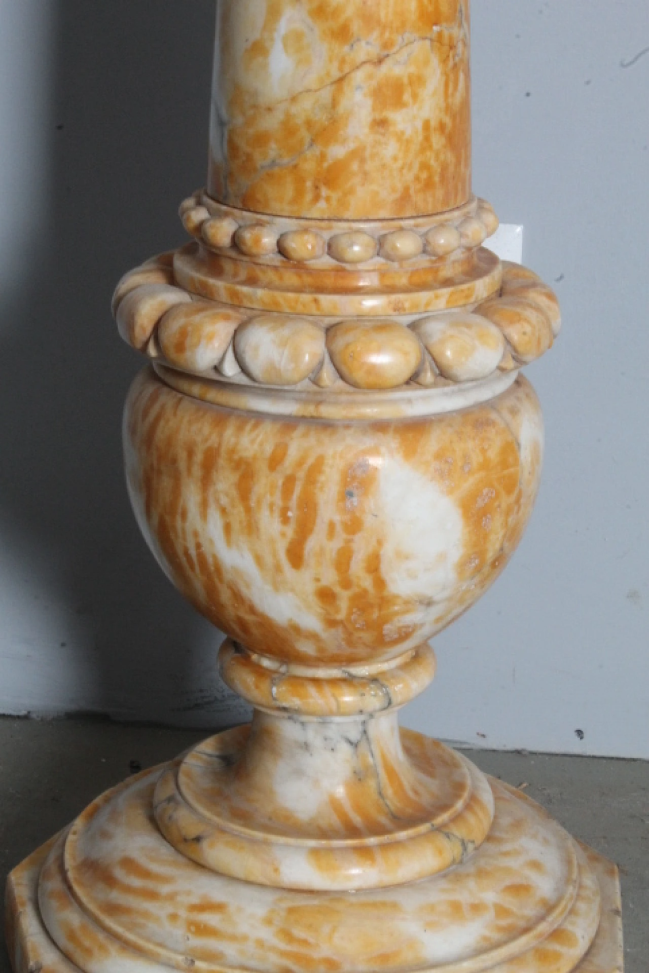 Yellow marble column, 19th century 4