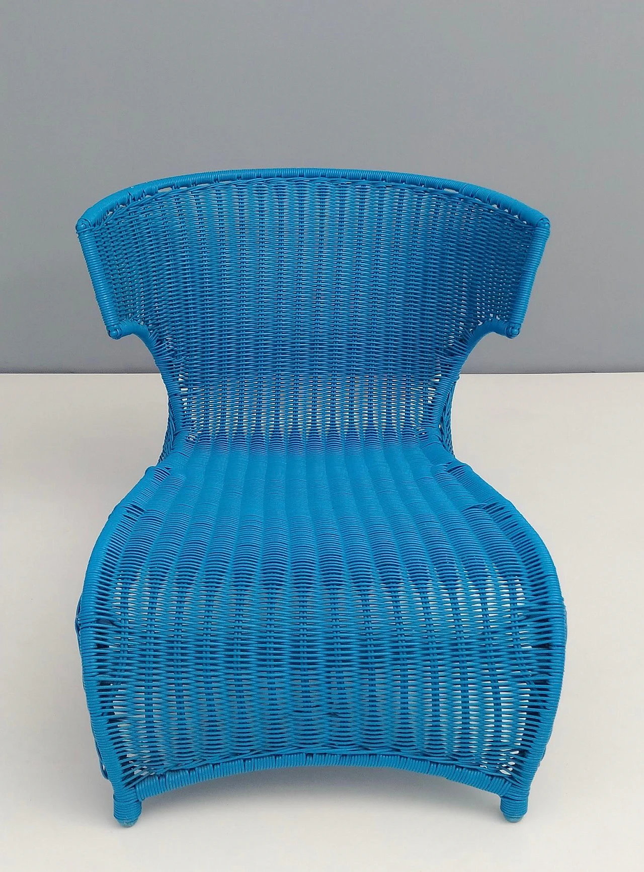 Sedia longue blu cielo di Monika Mudler per Ikea, 2001 5