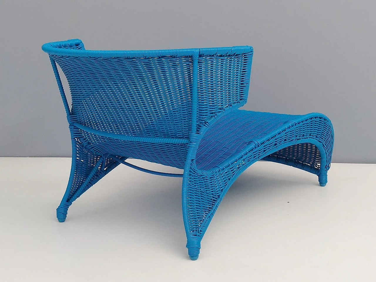 Sedia longue blu cielo di Monika Mudler per Ikea, 2001 7