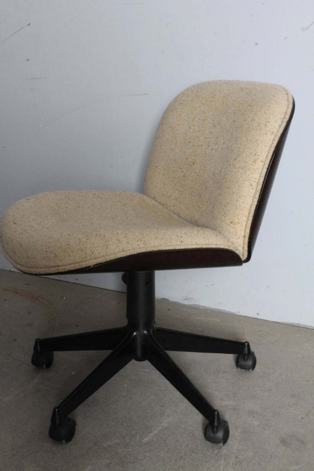 Rosewood swivel chair by Ico Parisi for Mim Roma, 1959 6