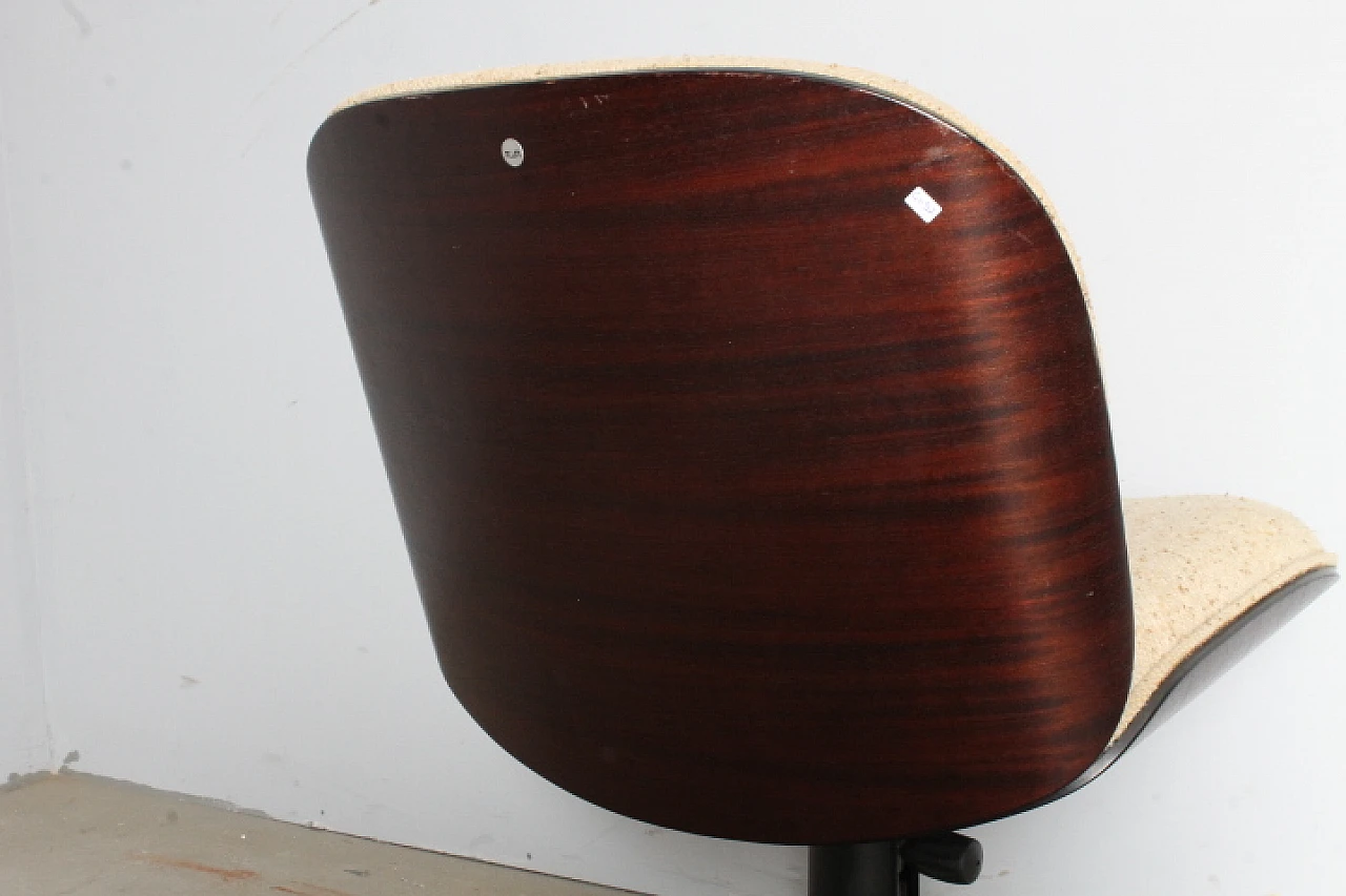 Rosewood swivel chair by Ico Parisi for Mim Roma, 1959 12