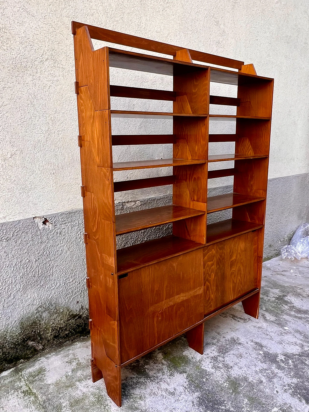 F54 bookcase by Renato Forti for MC Selvini, 1950s 3