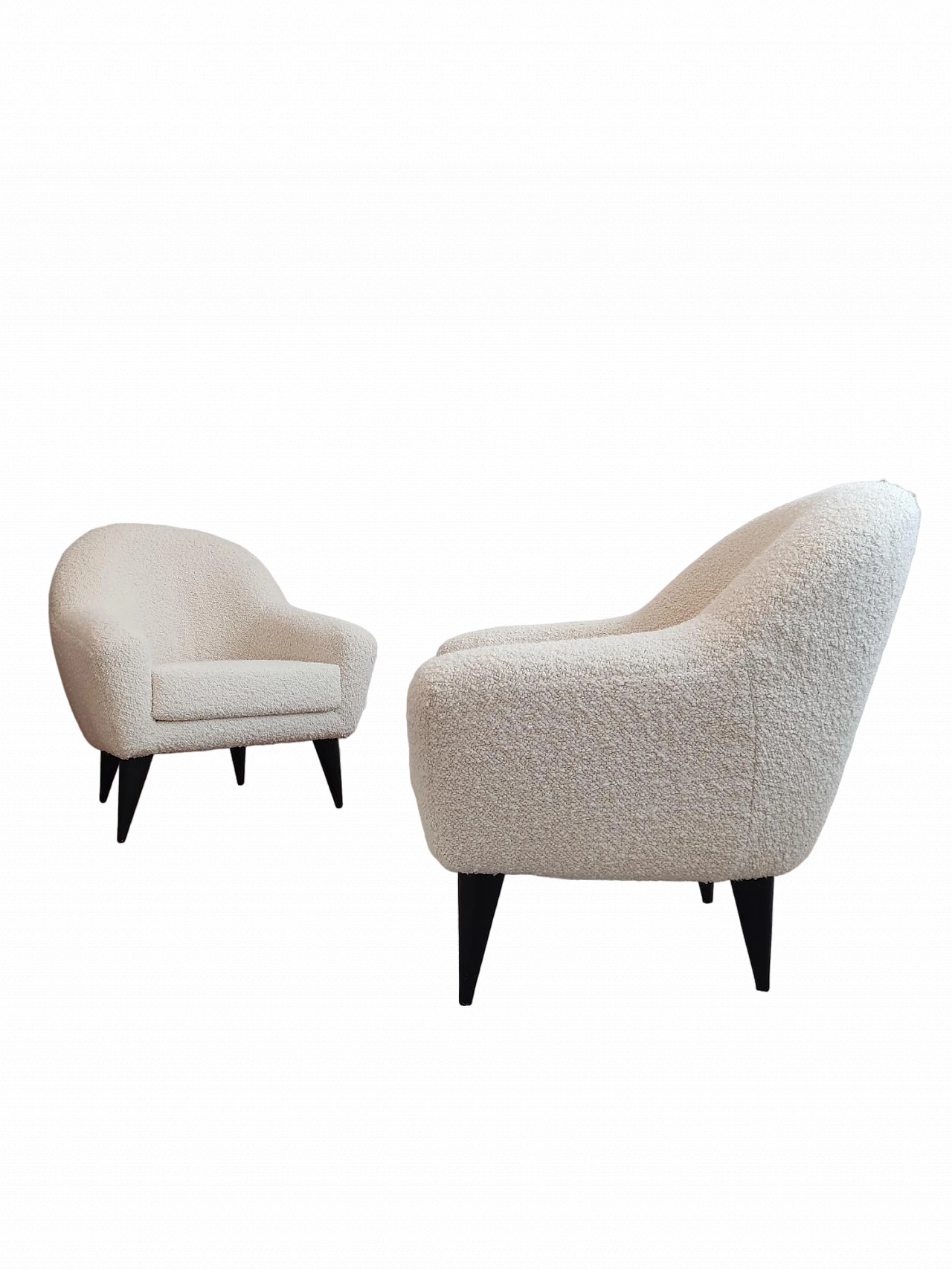 Pair of armchairs attributed to Charles Ramos, 1950s 14