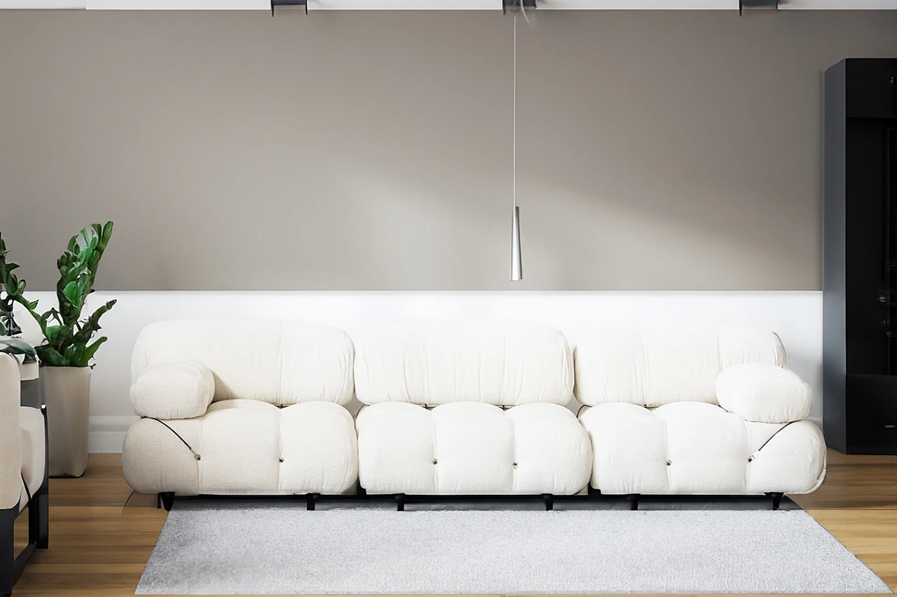 Pair of Camaleonda sofas by Mario Bellini for B&B Italia, 2000s 1