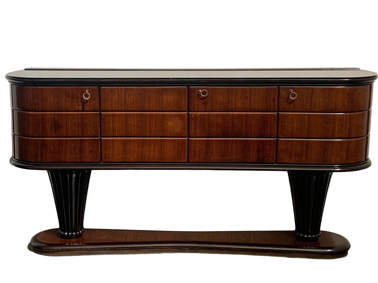 Rosewood sideboard attributed to Vittorio Dassi, 1950s 11