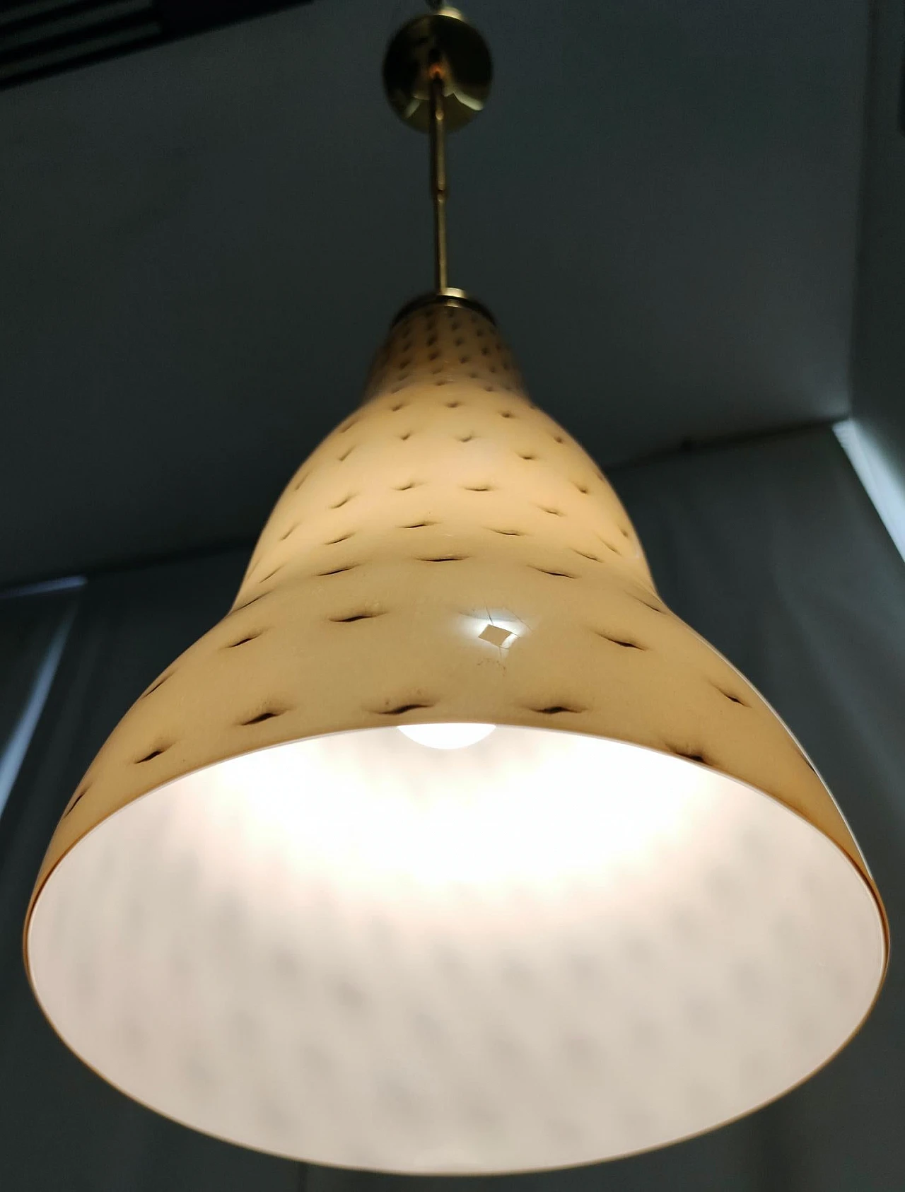 Lampadario in vetro di Leucos Vivia S e Toso & Massari, 1996 10