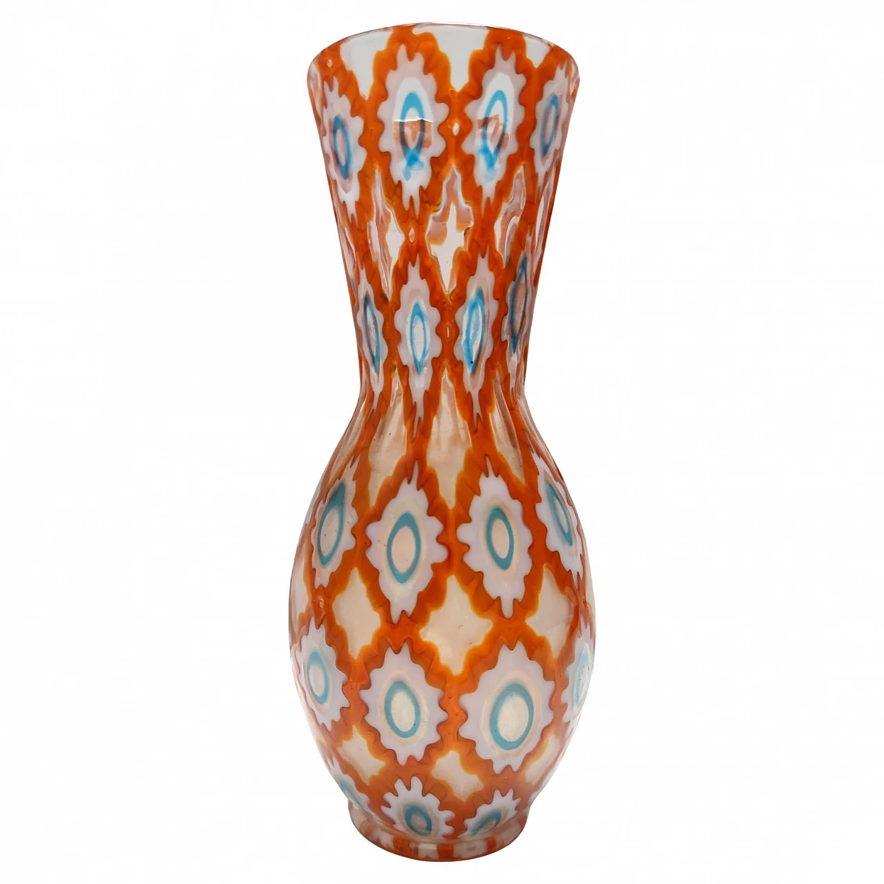 Rotellati vase in Murano glass by Ercole Barovier, 1970s 1