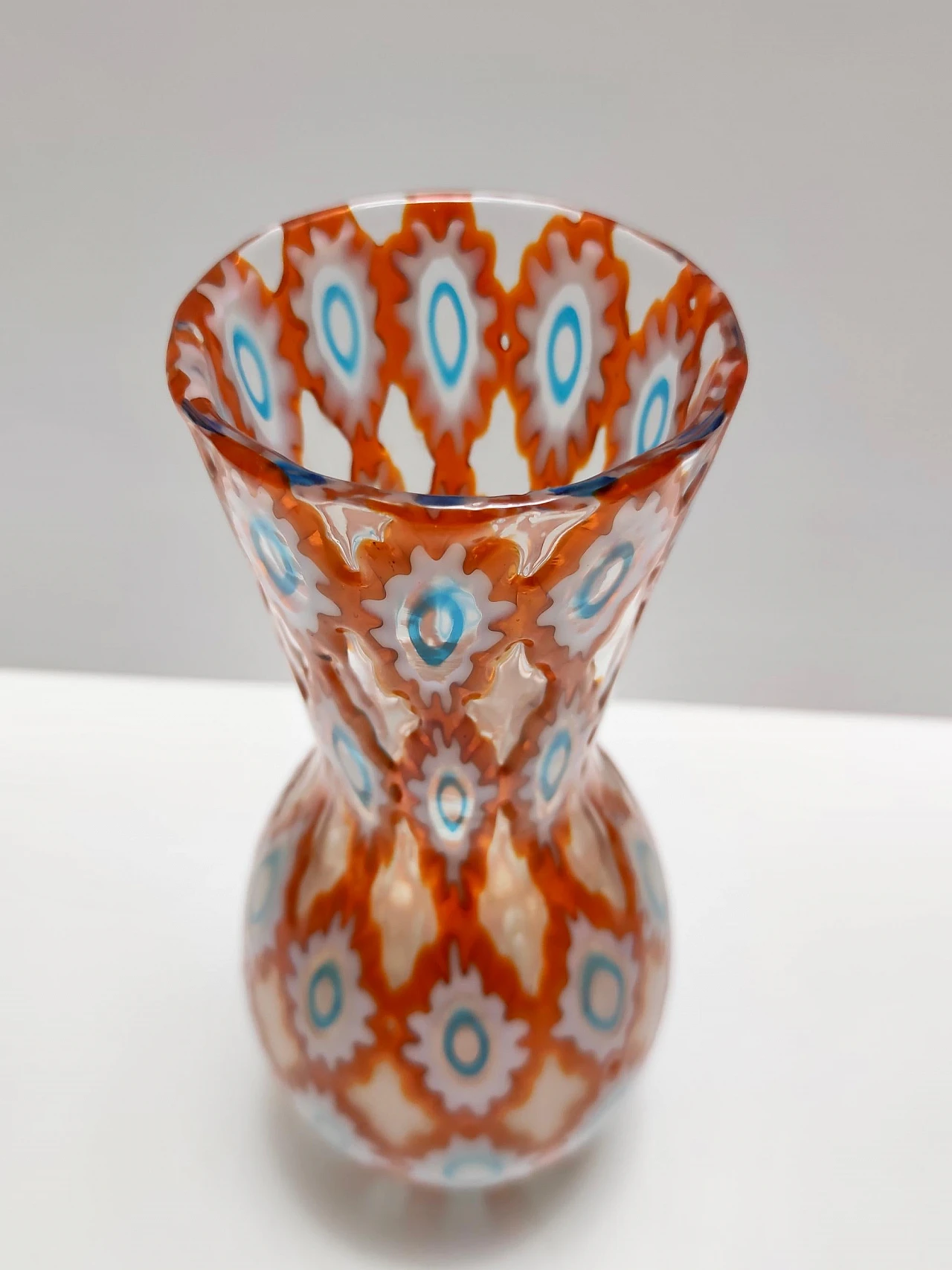 Rotellati vase in Murano glass by Ercole Barovier, 1970s 5