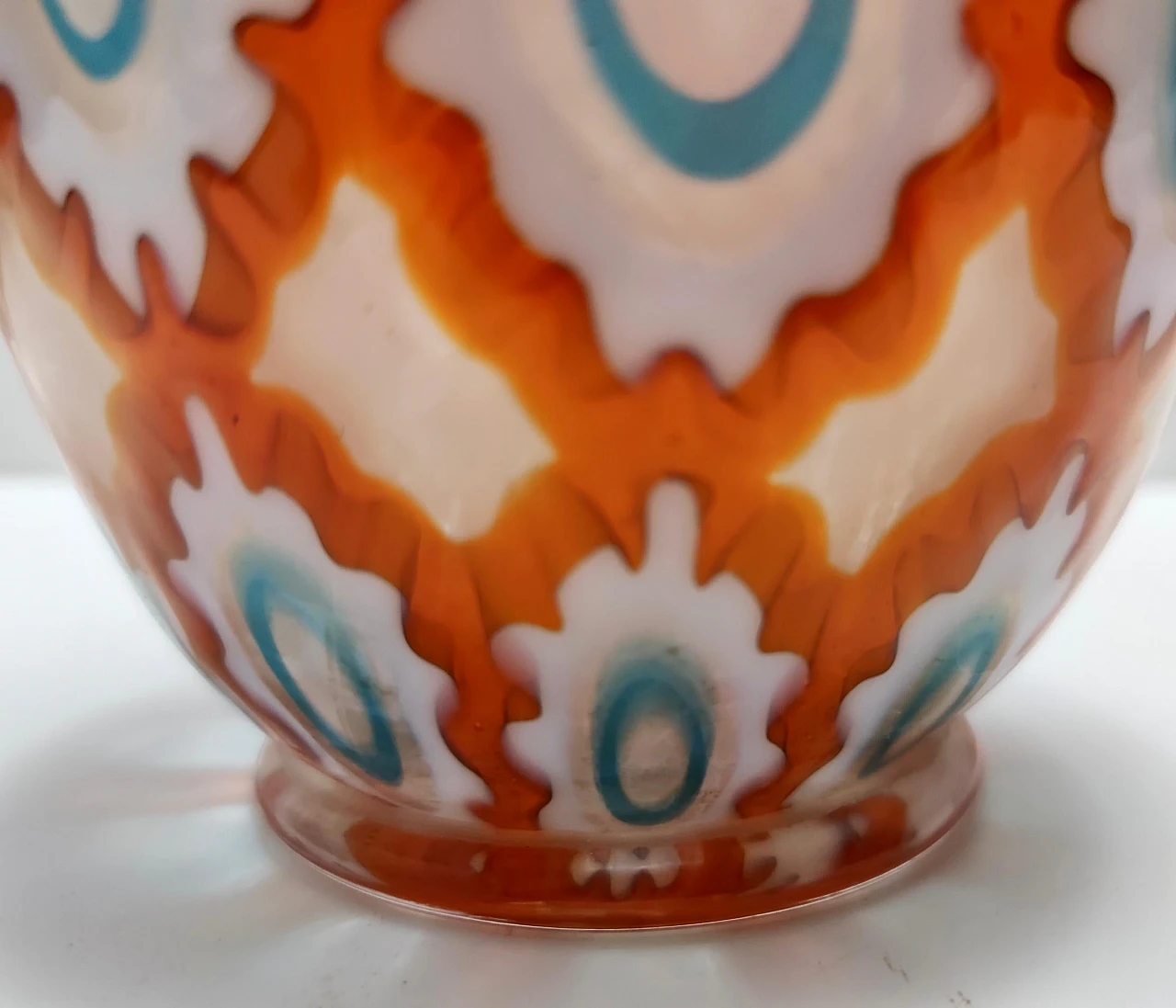 Rotellati vase in Murano glass by Ercole Barovier, 1970s 11