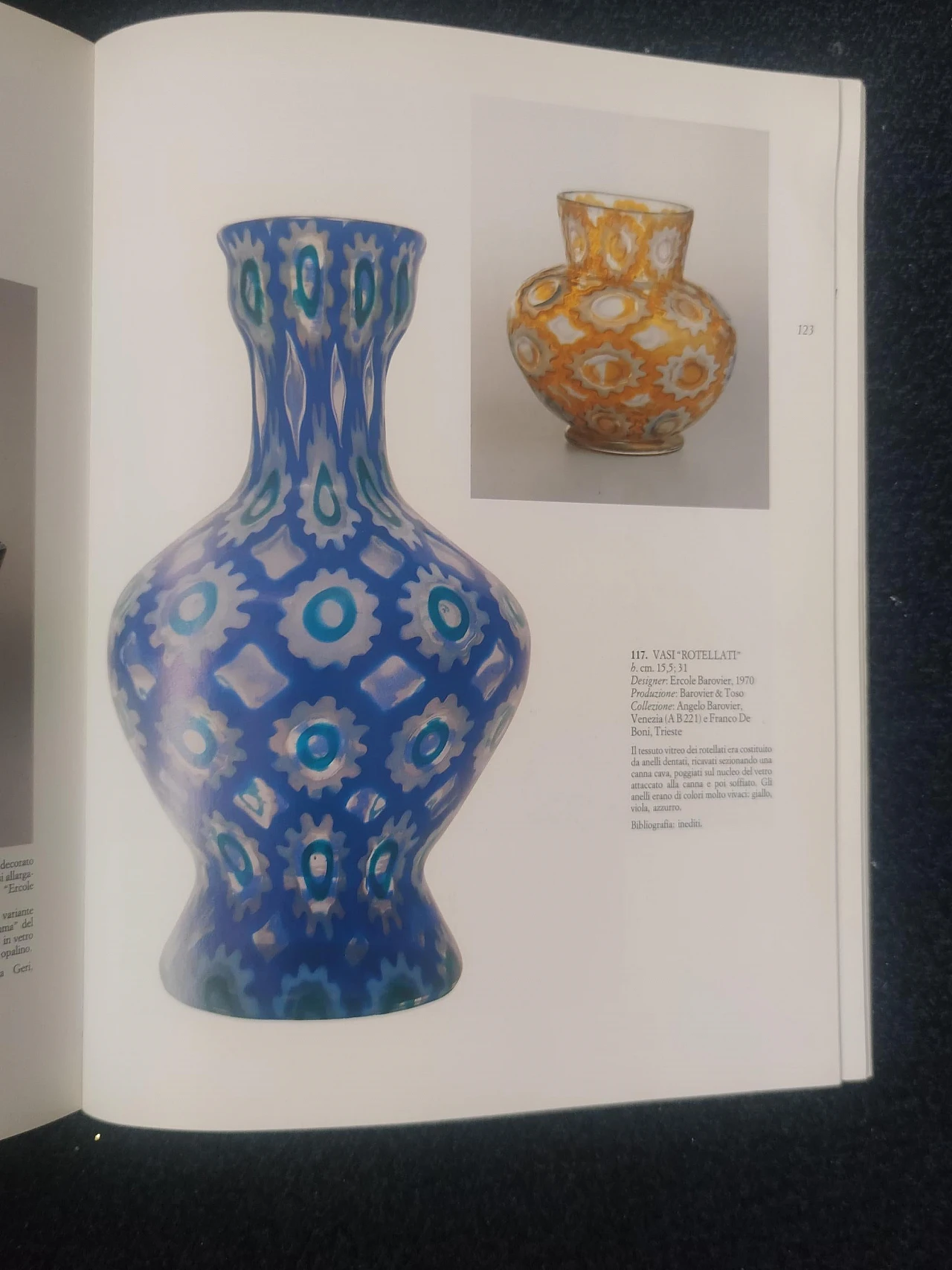 Rotellati vase in Murano glass by Ercole Barovier, 1970s 13