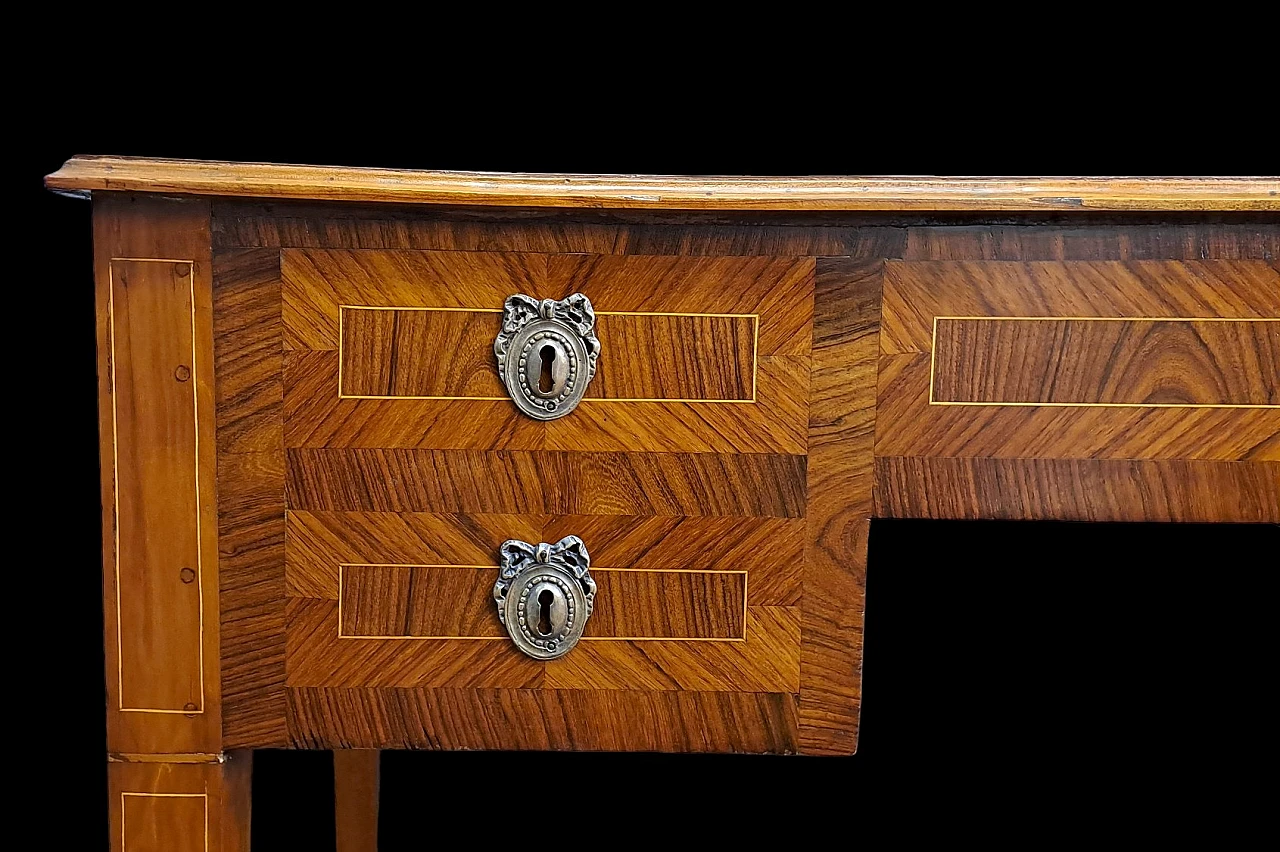 Directoire desk veneered in rosewood, early 19th century 10