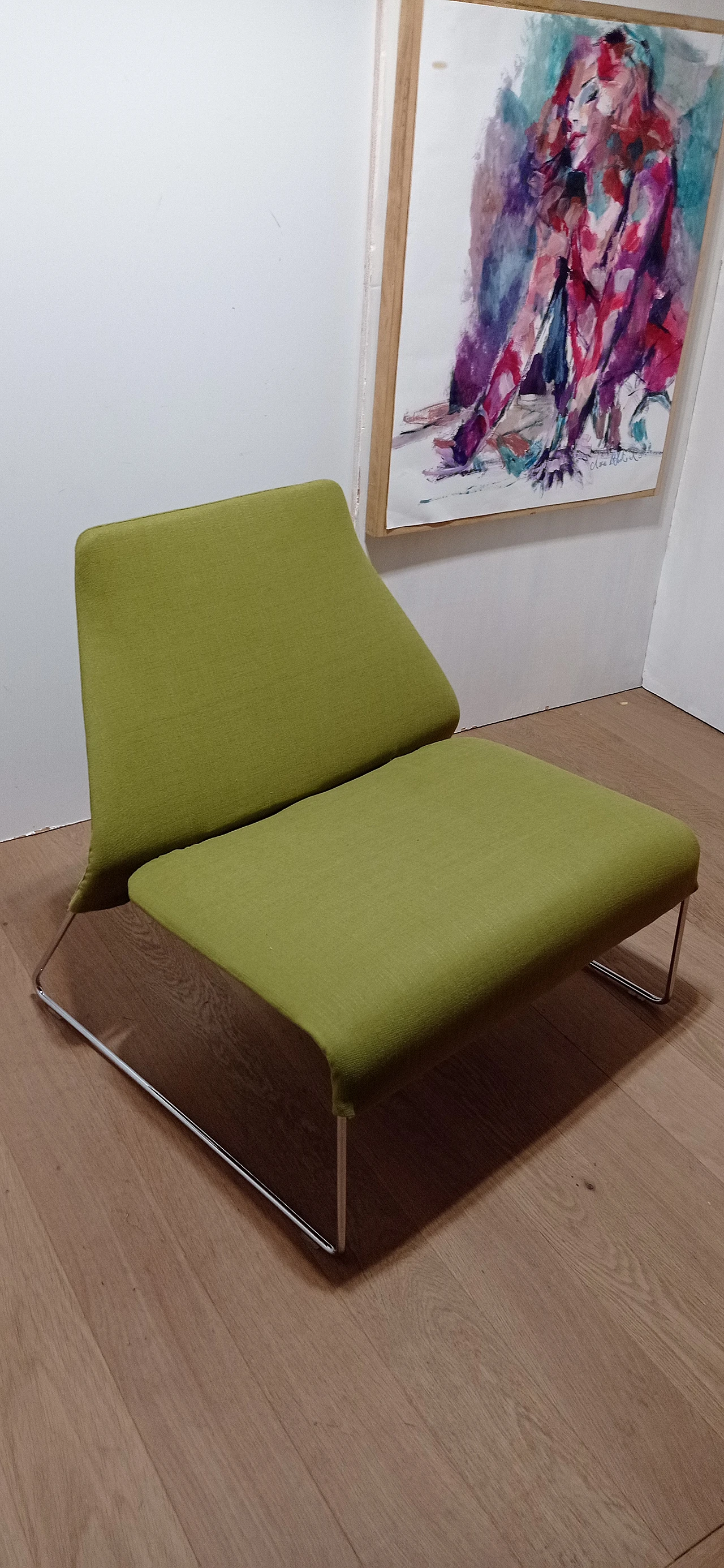 Lazy 05 armchair in melange fabric by P. Urquiola for B&B Italia 14