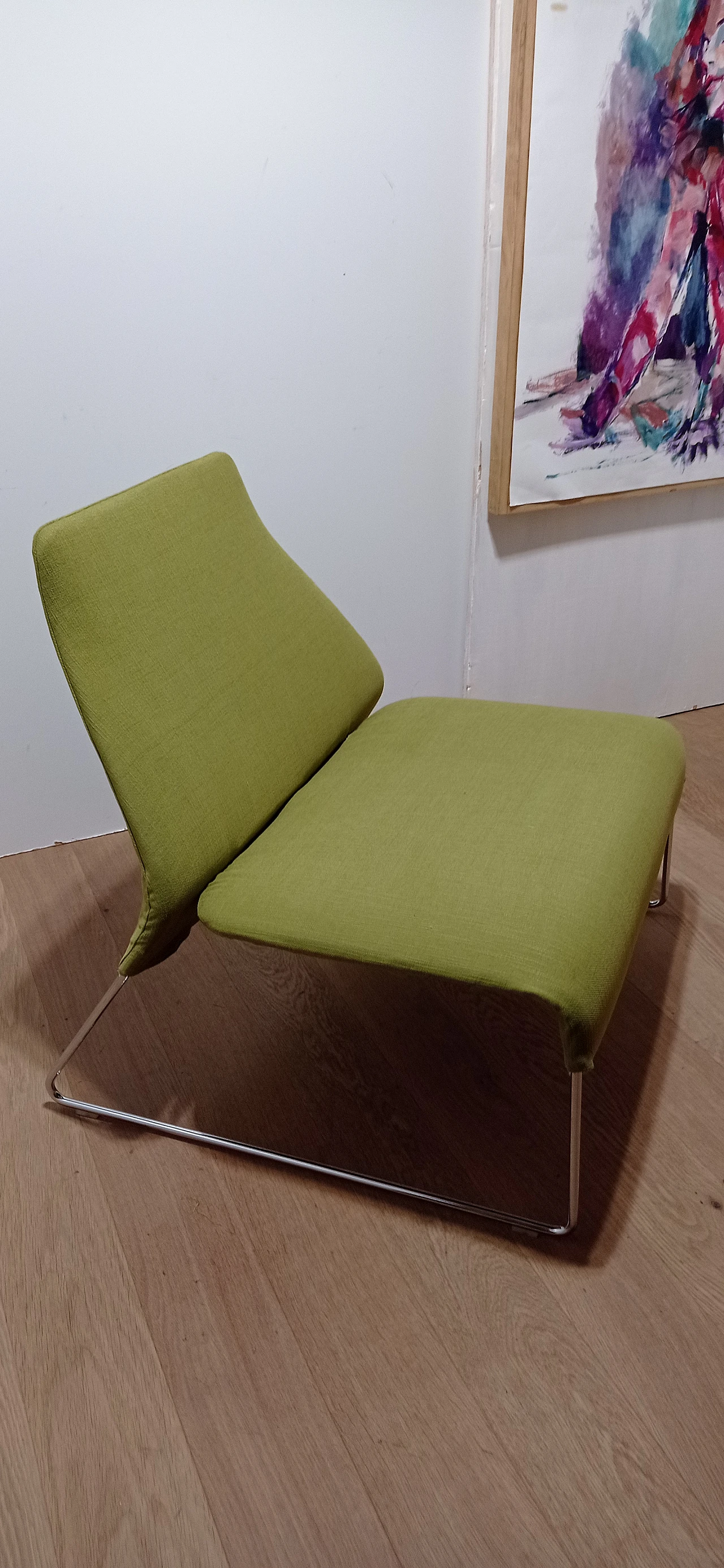 Lazy 05 armchair in melange fabric by P. Urquiola for B&B Italia 22
