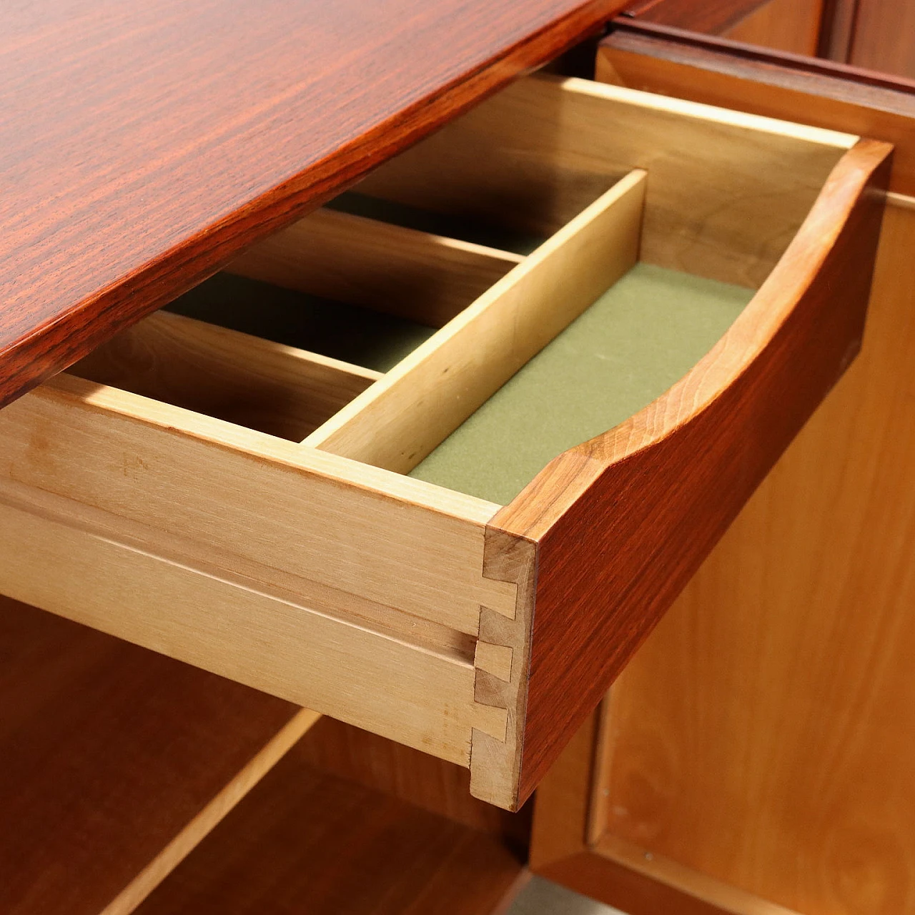 Wood and metal sideboard attributed to Sergio Mazza, 1960s 4