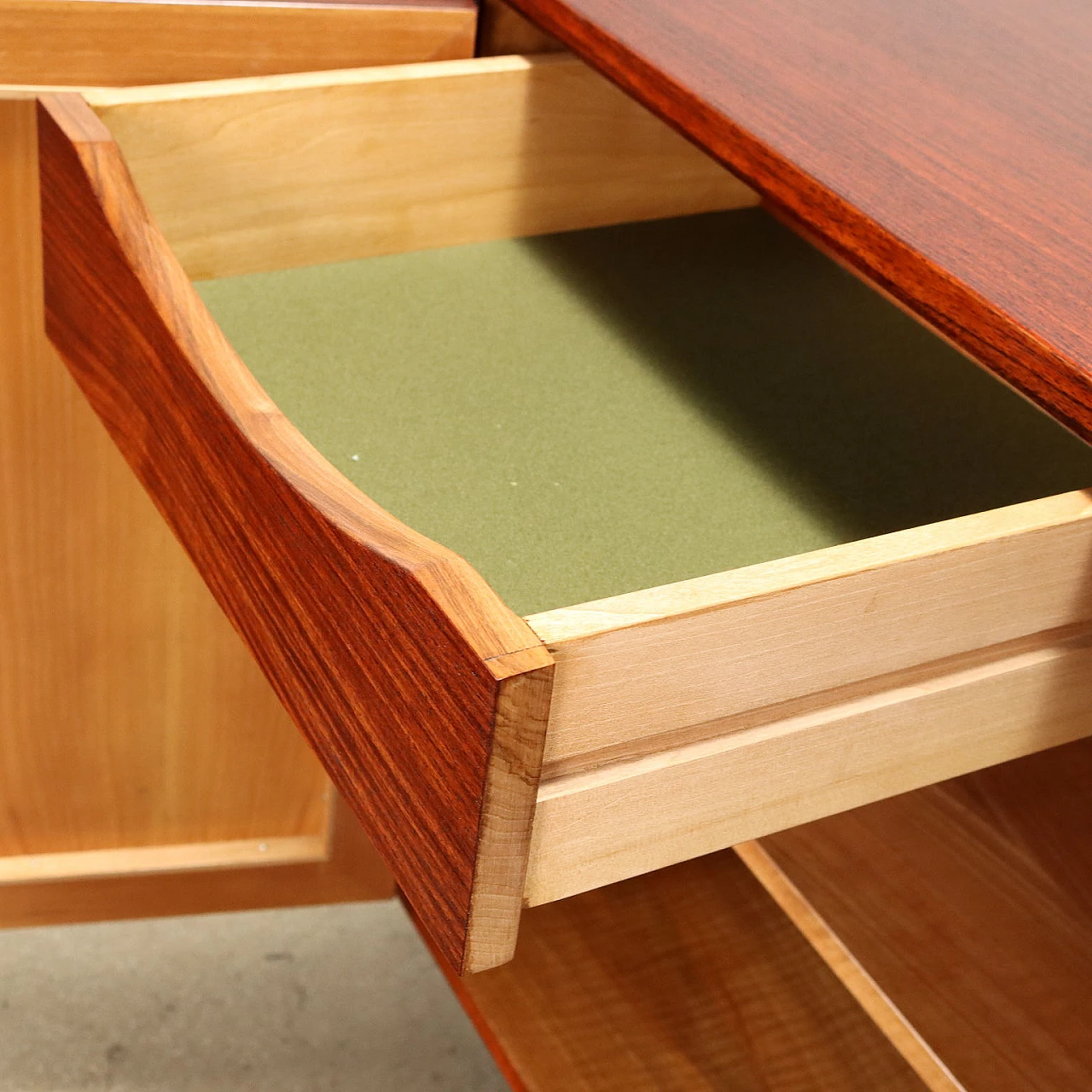 Wood and metal sideboard attributed to Sergio Mazza, 1960s 5