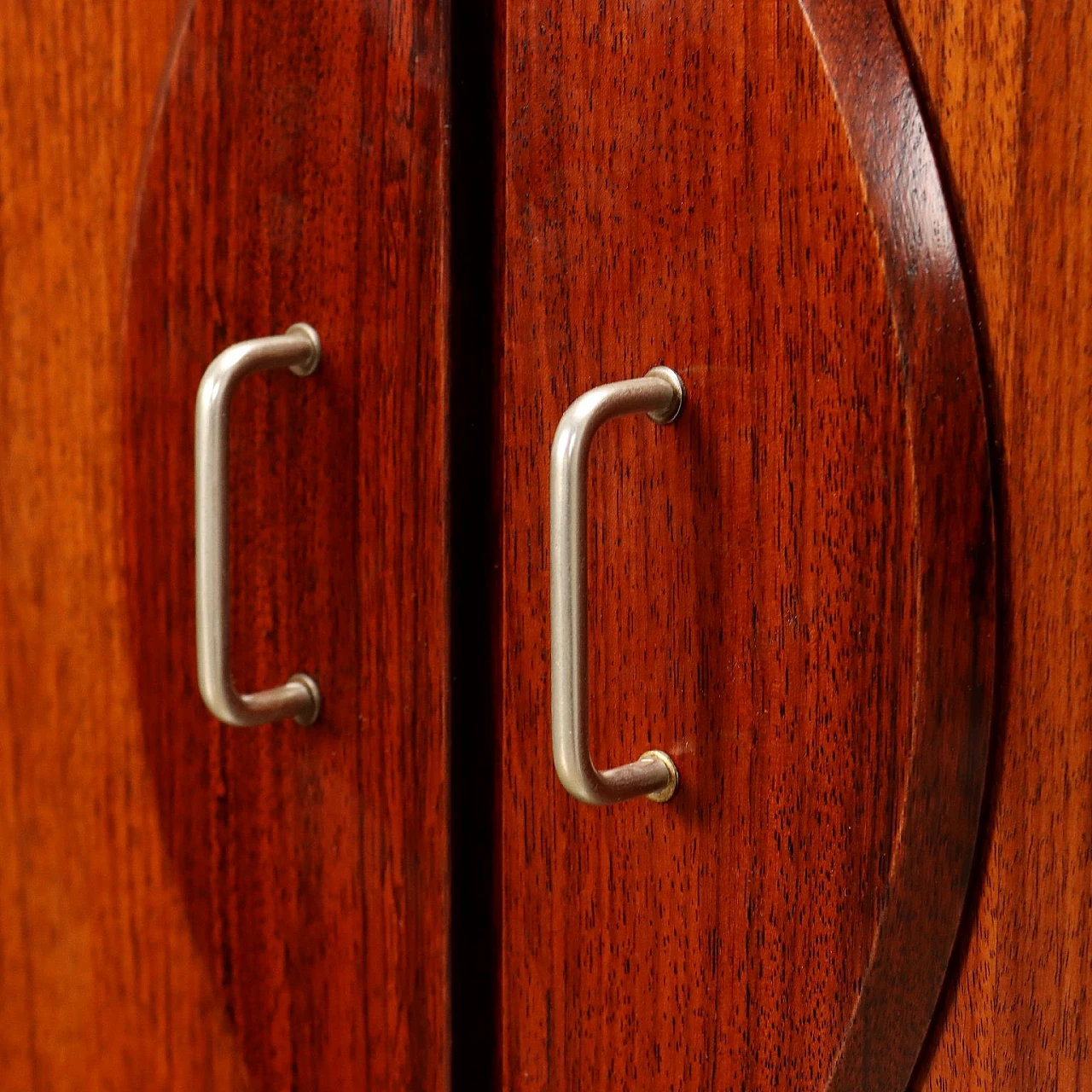 Credenza in legno e metallo attribuita a Sergio Mazza, anni '60 6