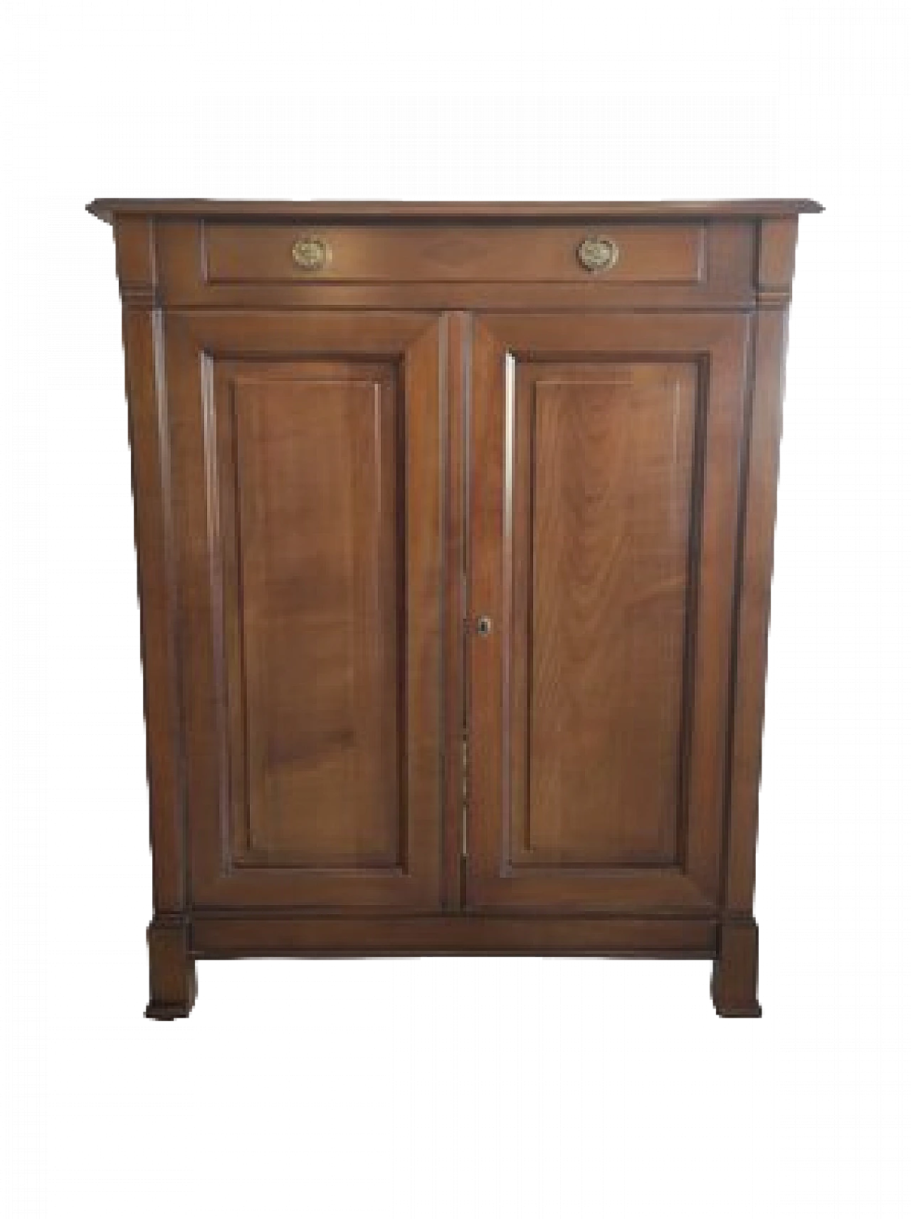 Walnut bar cabinet with inside light, 1980s 15