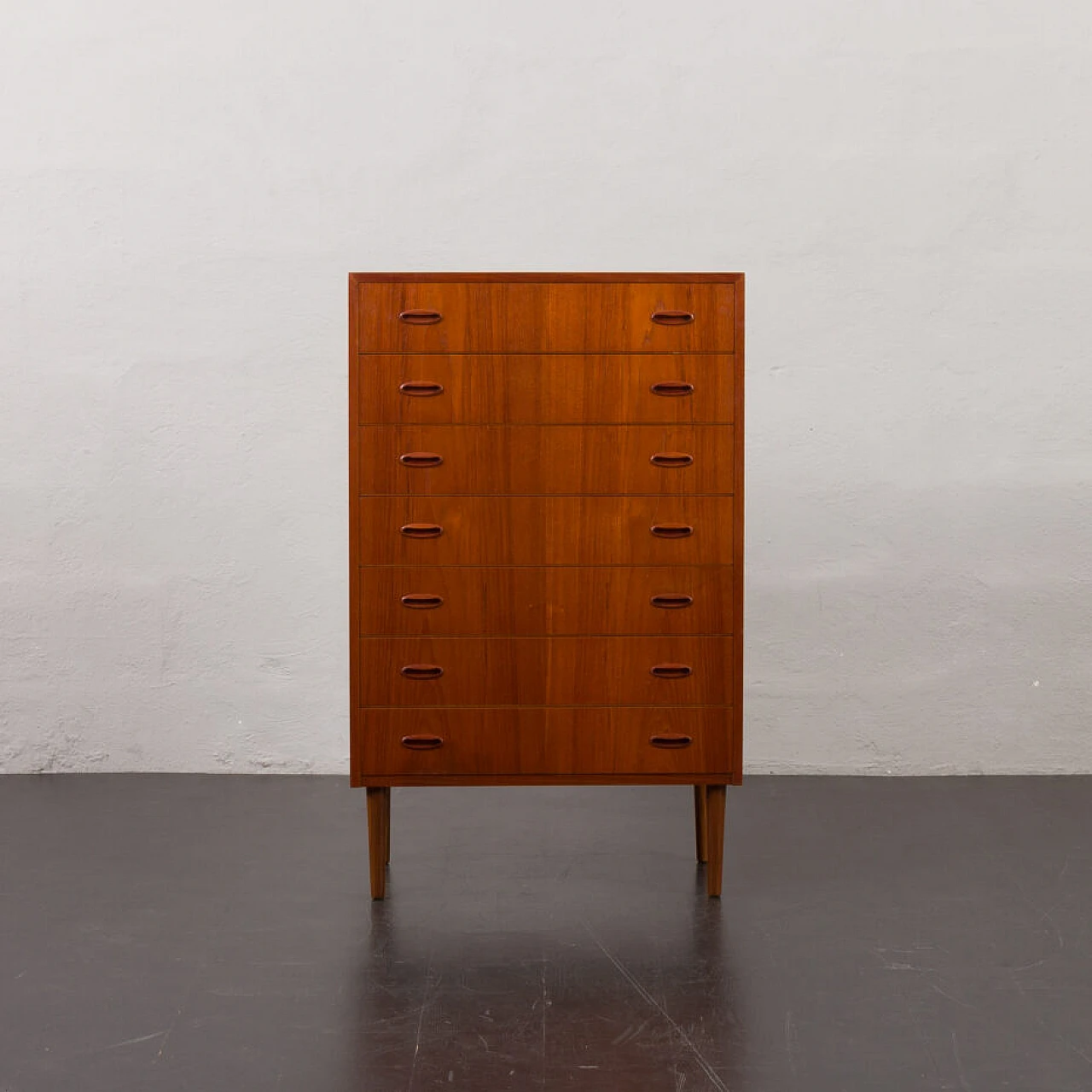 Danish teak dresser with 7 drawers, 1960s 4