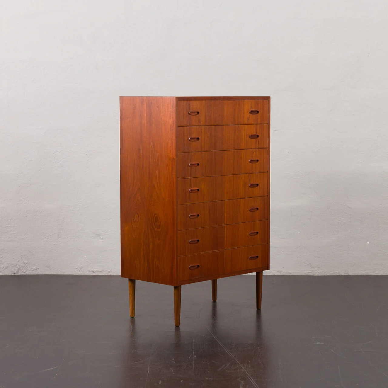 Danish teak dresser with 7 drawers, 1960s 5