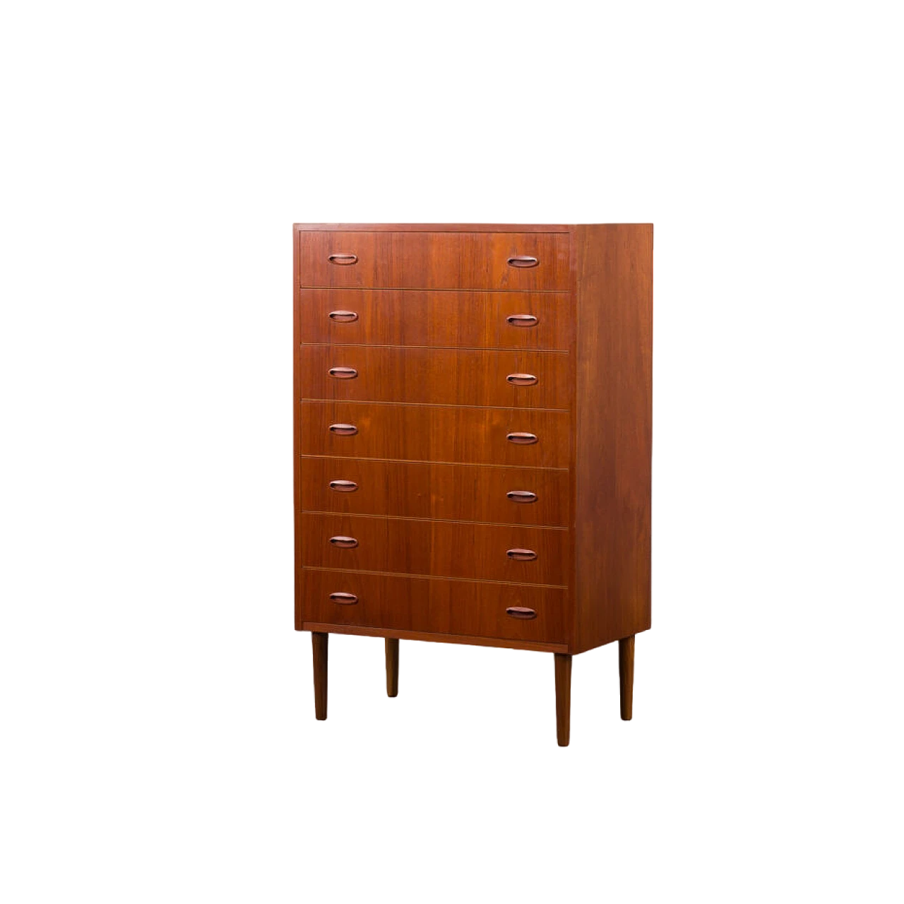 Danish teak dresser with 7 drawers, 1960s 13