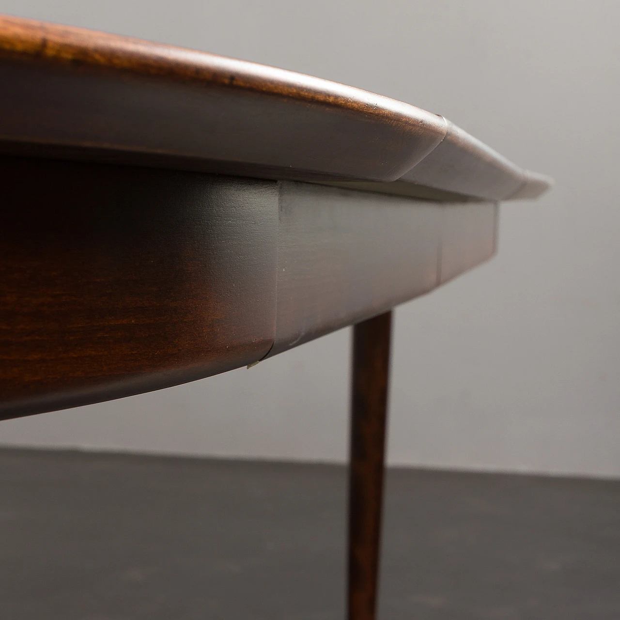 Rosewood extendable table in Skovmand & Andersen style, 1960s 8