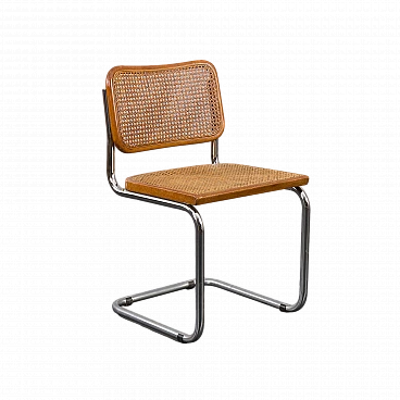 Cesca chair in steel & woven cane by Marcel Breuer, 1950s