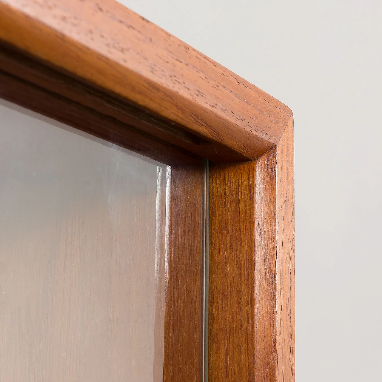 Teak wall unit with desk & showcase by Poul Cadovius, 1960s 6