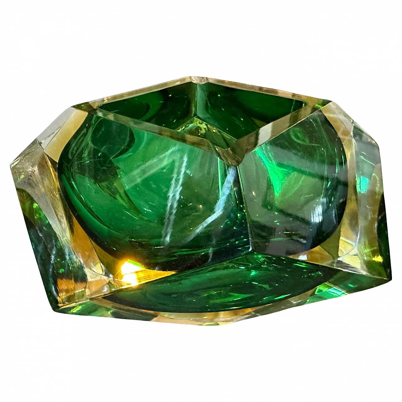 Submerged Murano glass ashtray by Seguso, 1970s 1