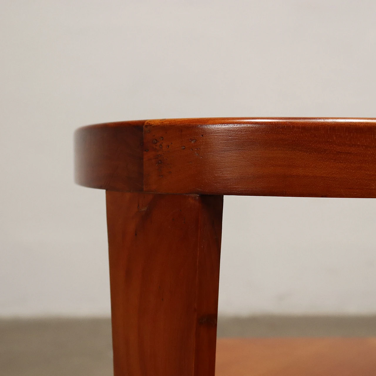 Wooden and glass double top coffee table, 1950s 5