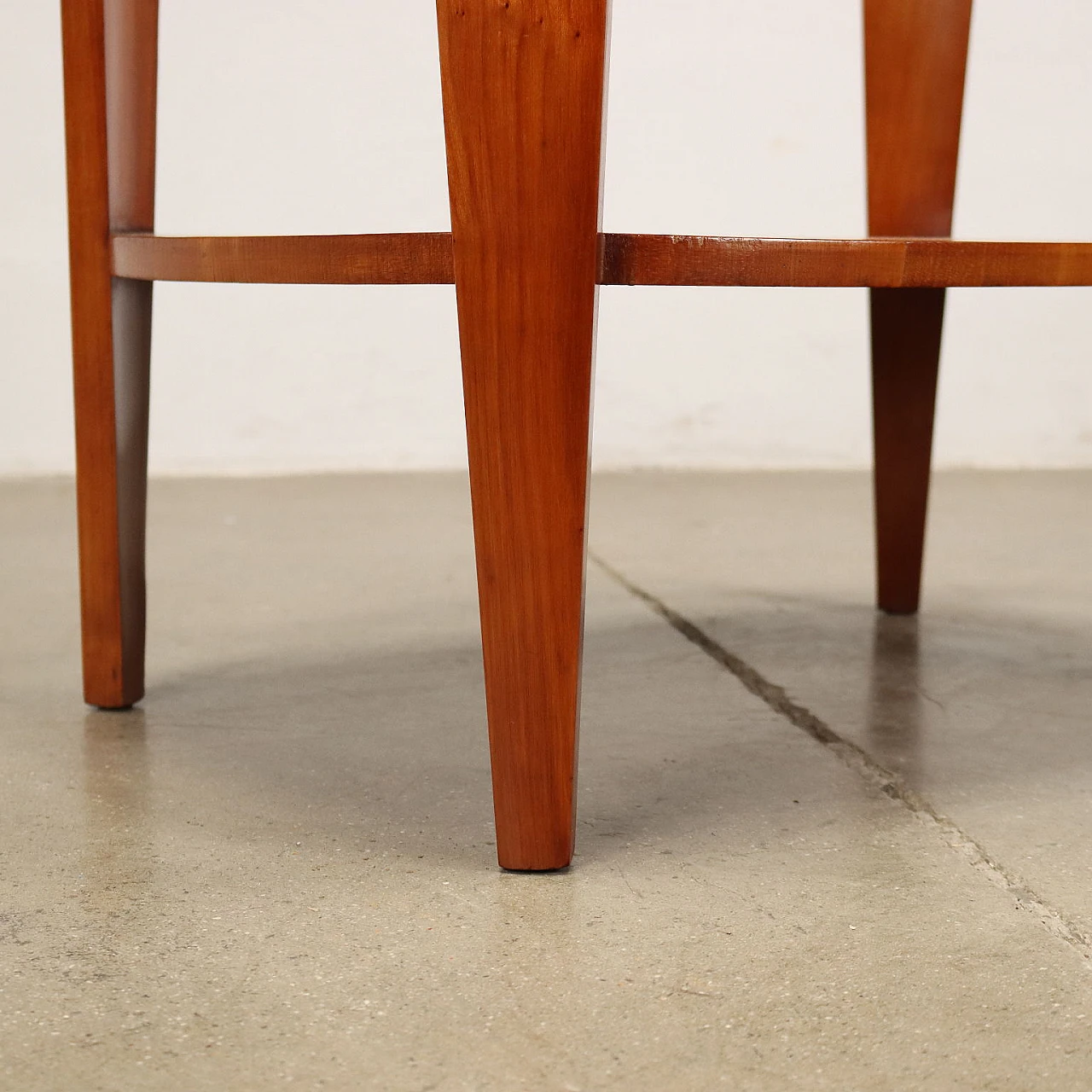 Wooden and glass double top coffee table, 1950s 6