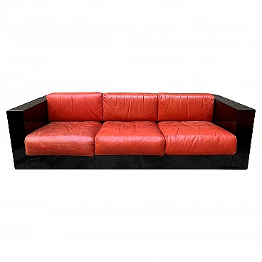 Saratoga three-seater sofa by Vignelli for Poltronova, 1960s