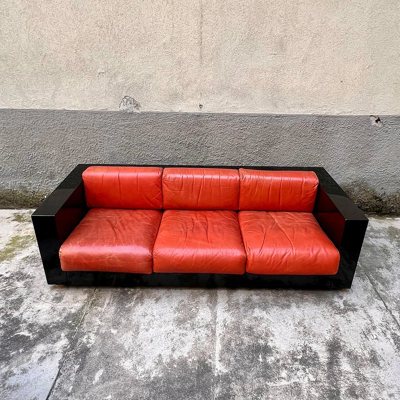 Saratoga three-seater sofa by Vignelli for Poltronova, 1960s 2