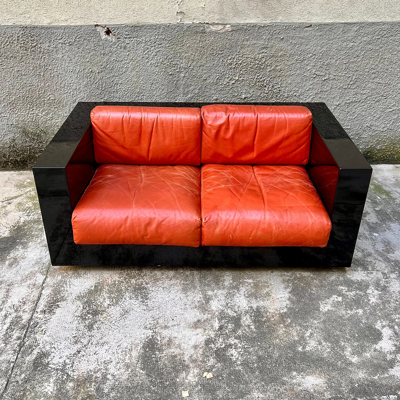 Saratoga two-seater sofa by Vignelli for Poltronova, 1960s 2