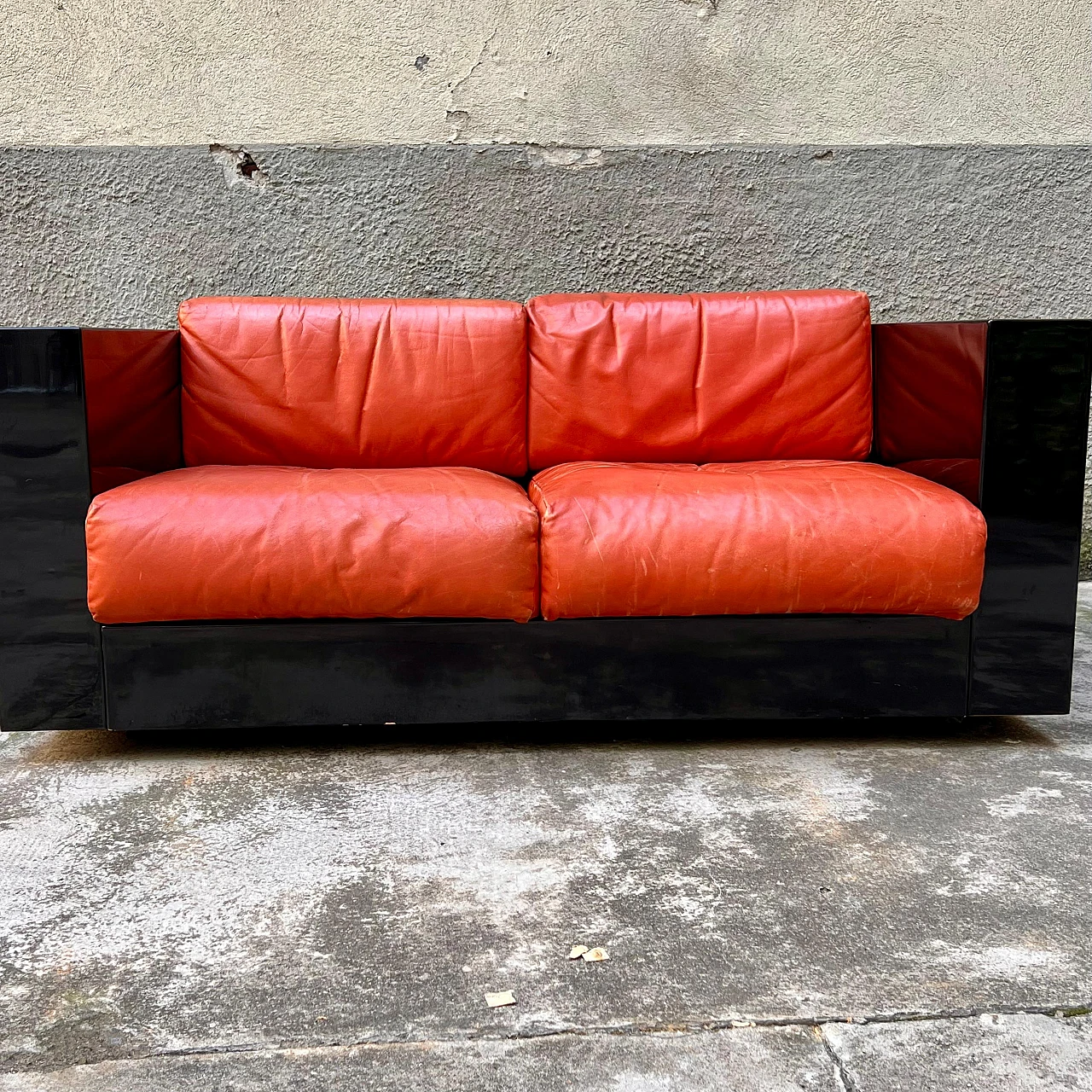 Saratoga two-seater sofa by Vignelli for Poltronova, 1960s 4