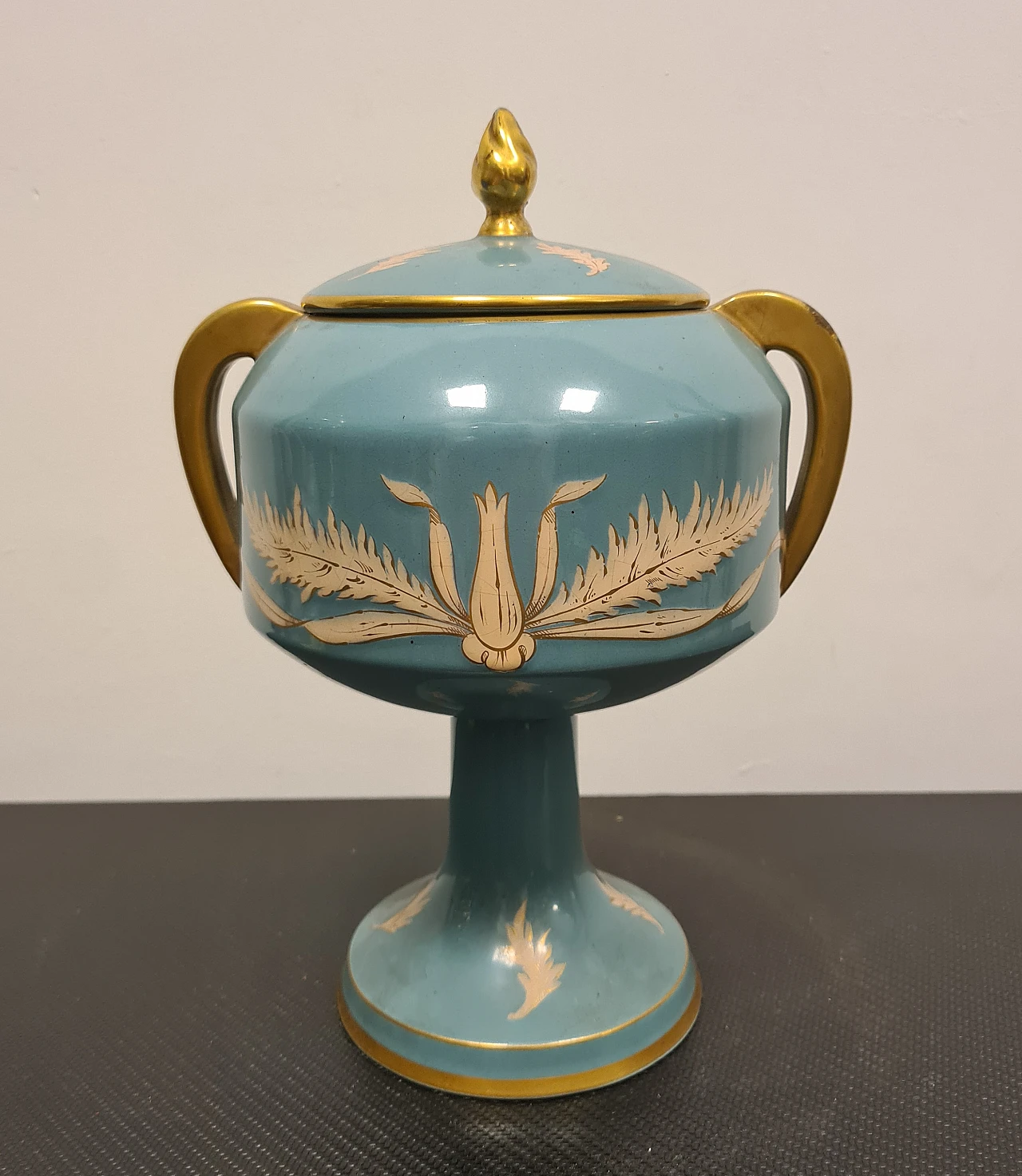 Art Deco glazed ceramic vase, 1930s 1