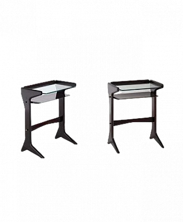 Pair of bedside tables by Ico & Luisa Parisi for De Baggis, 1950s
