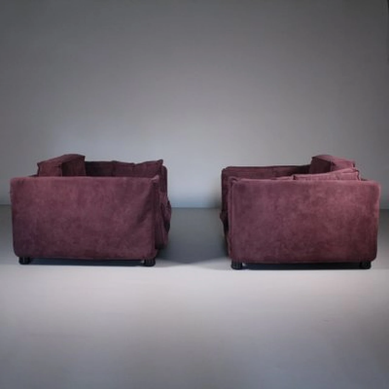 Pair of Flap armchair by De Pas Durbino & Lomazzi for Zanotta 3