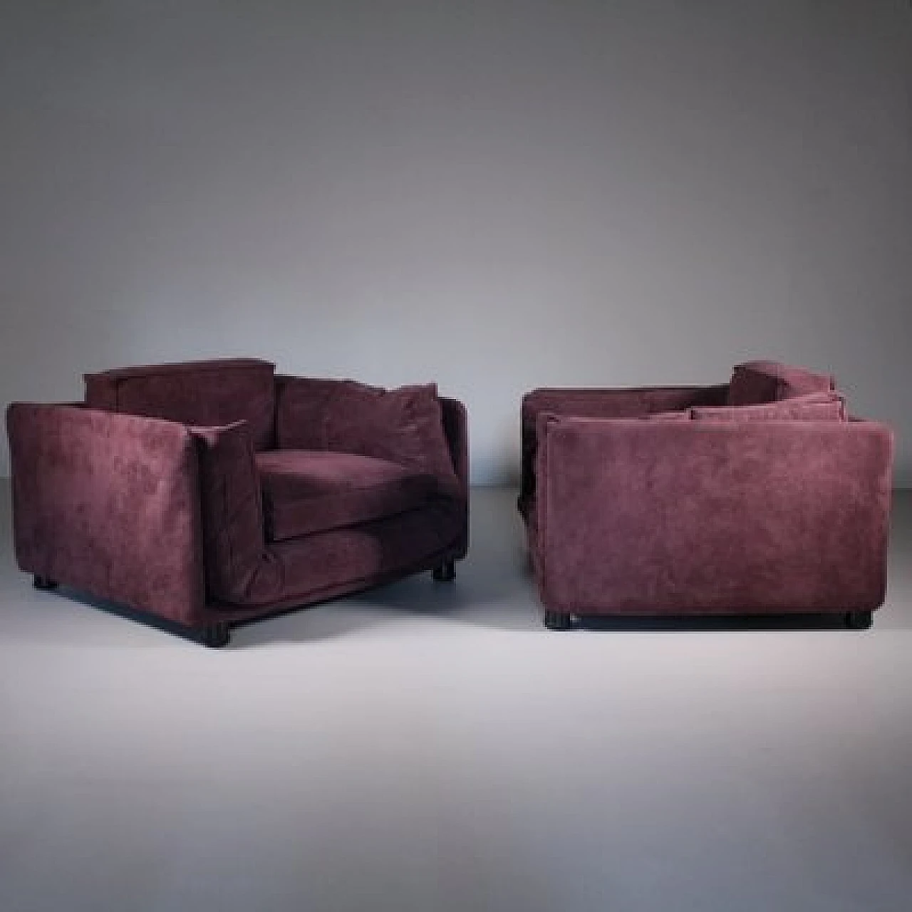 Pair of Flap armchair by De Pas Durbino & Lomazzi for Zanotta 6