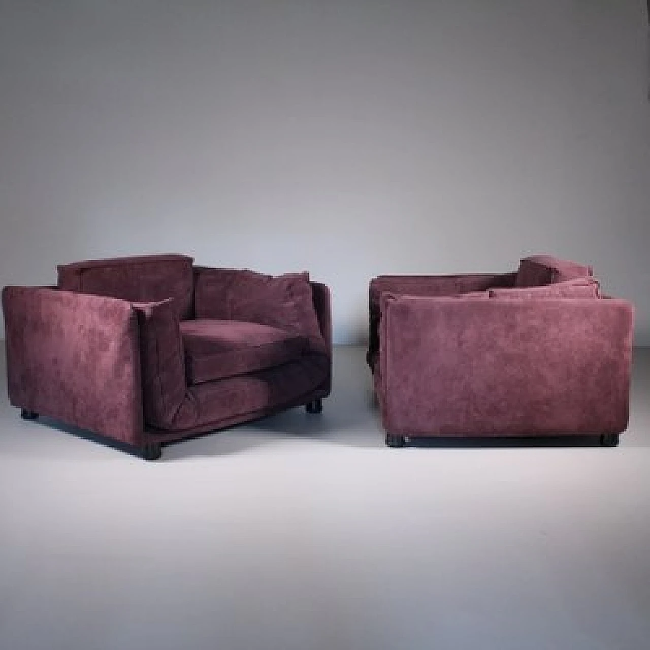 Pair of Flap armchair by De Pas Durbino & Lomazzi for Zanotta 7