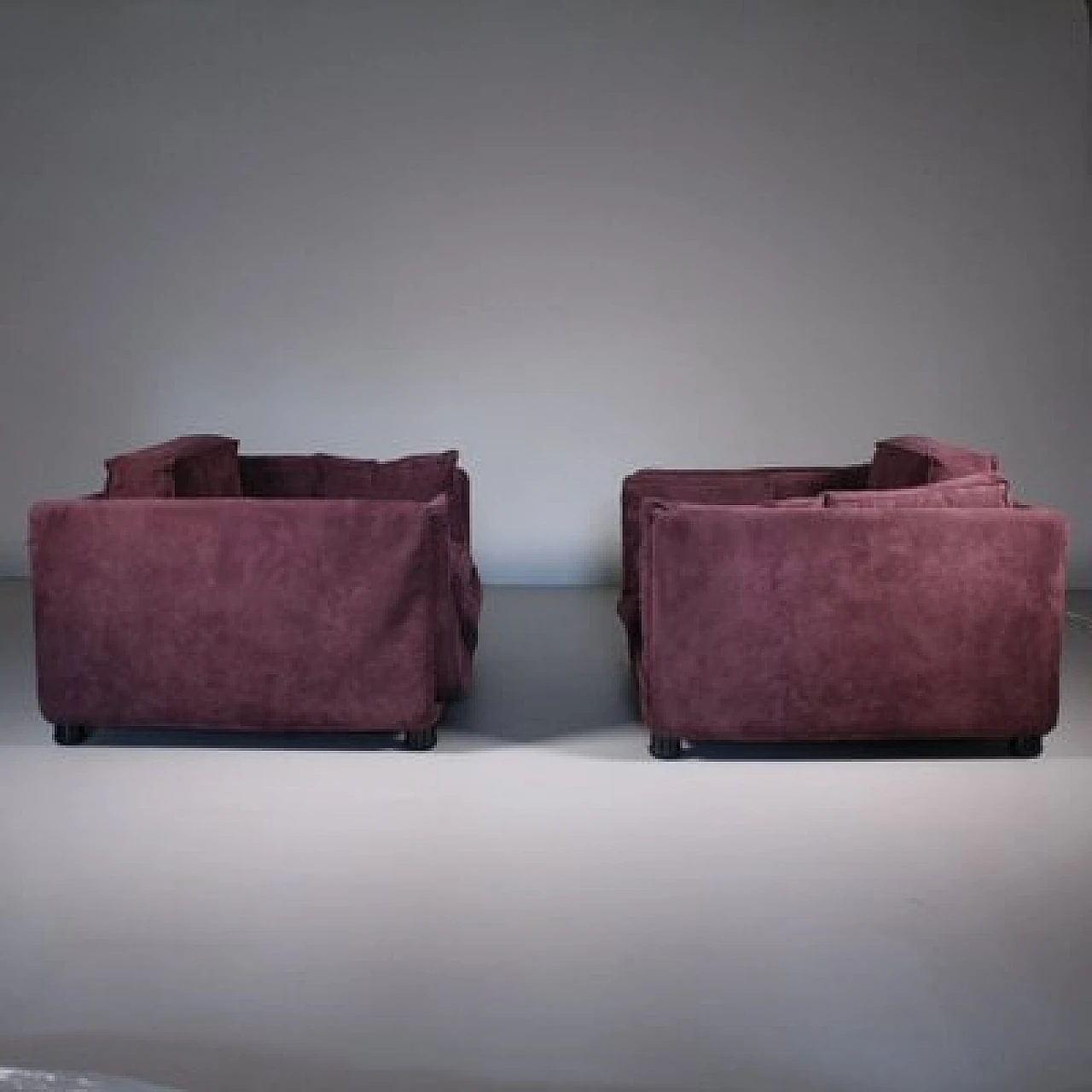 Pair of Flap armchair by De Pas Durbino & Lomazzi for Zanotta 8