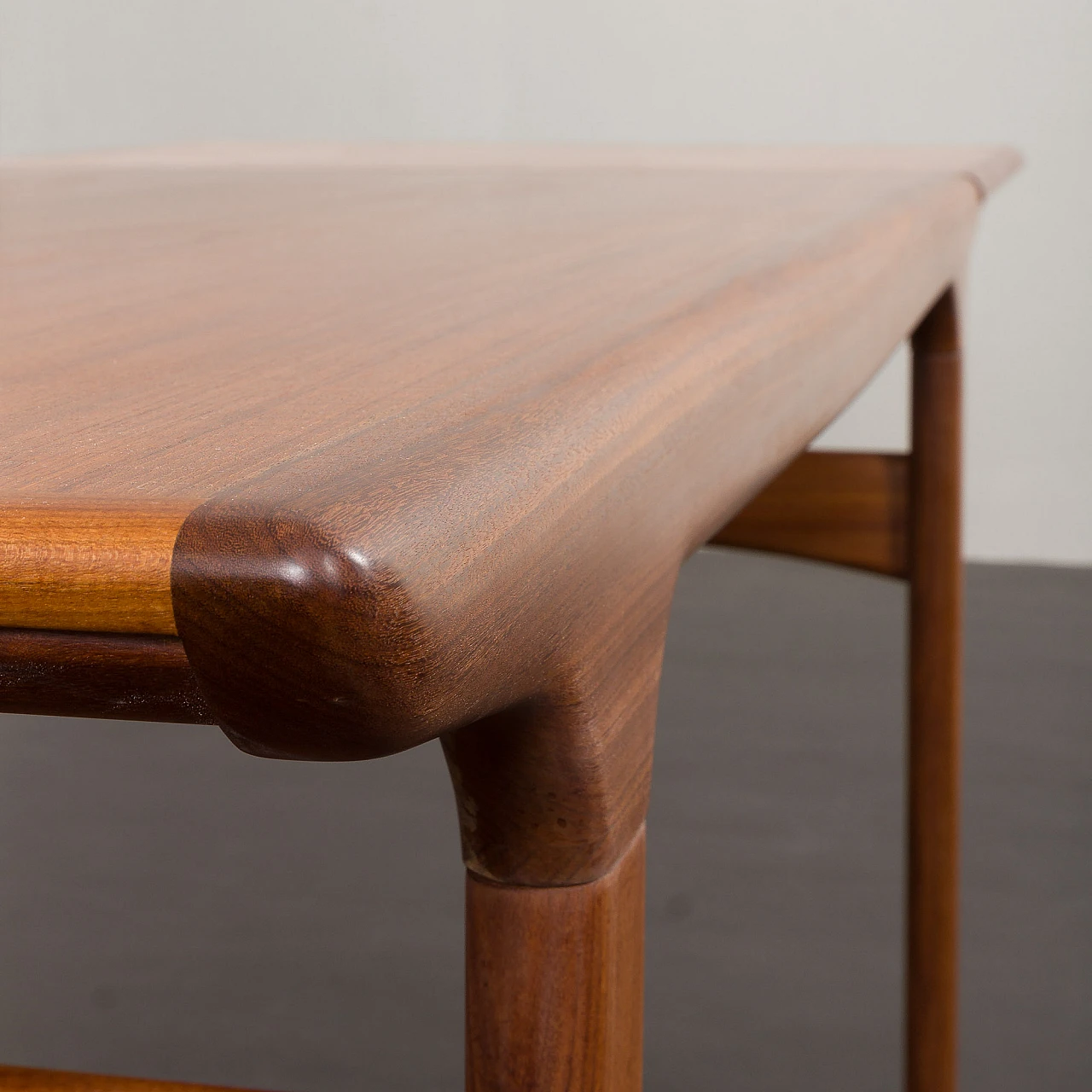 Dining table in wood by J. Andersen for U. Møbelfabrik, 1960s 4