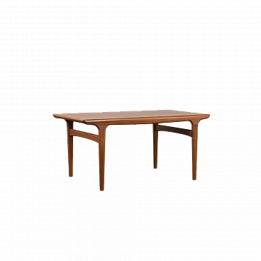 Dining table in wood by J. Andersen for U. Møbelfabrik, 1960s