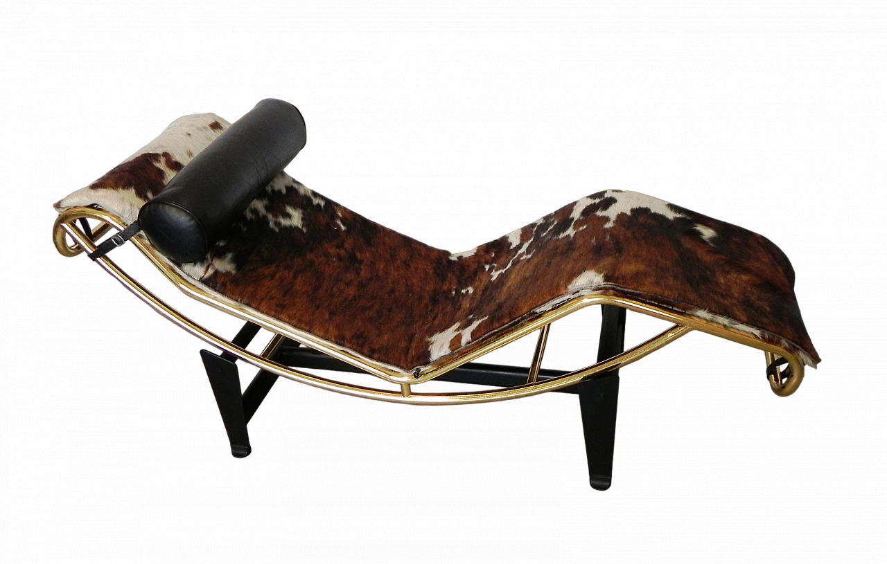 Metal and leather chaise longue by Pierre Cardin, 1980s 22