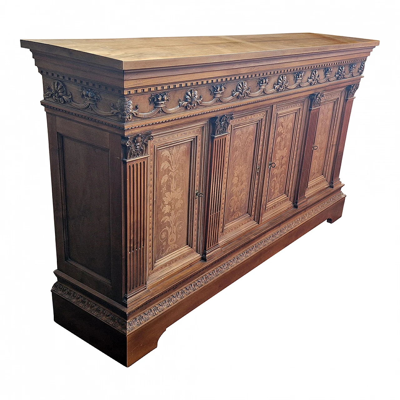 Neo-Renaissance walnut sideboard, early 20th century 4