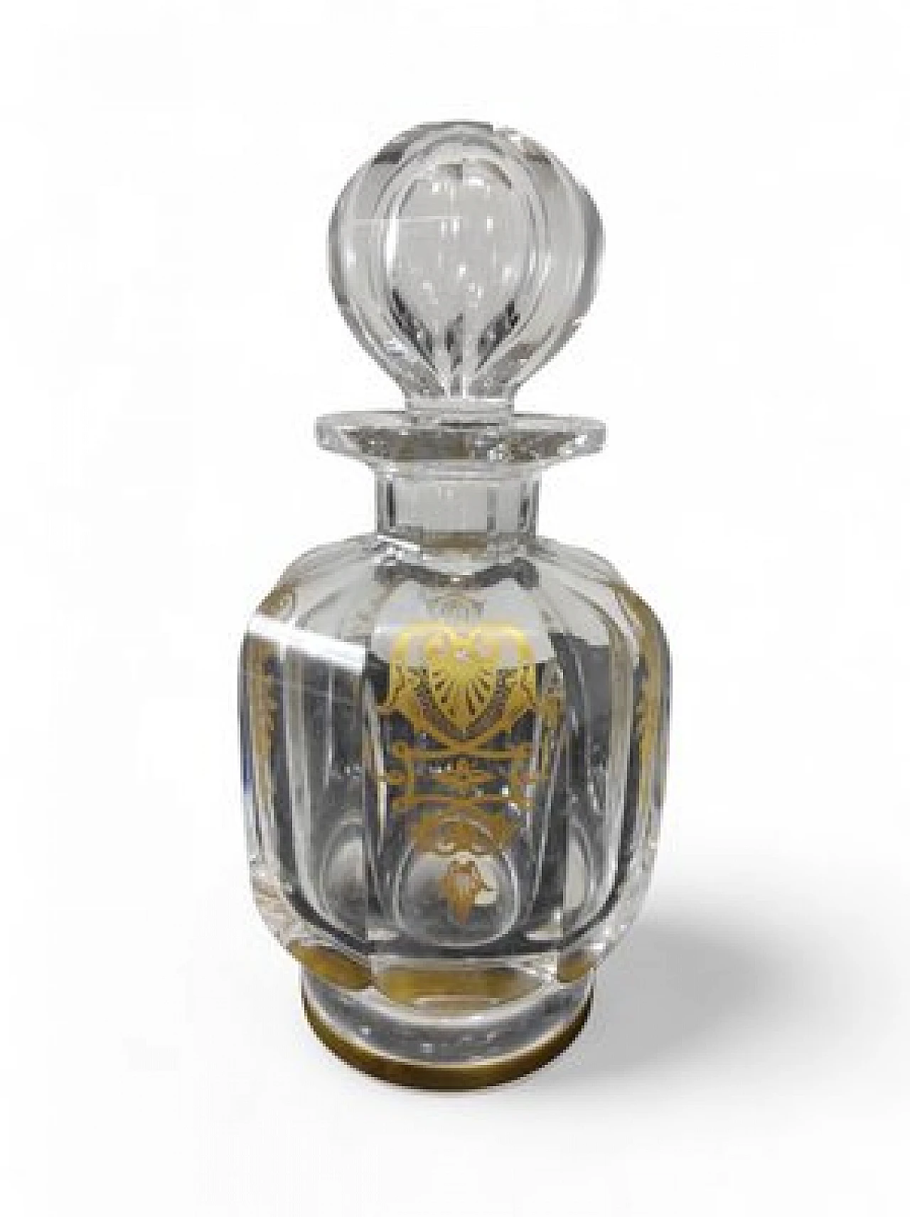 Empire style crystal bottle by Baccarat, 1960s 1