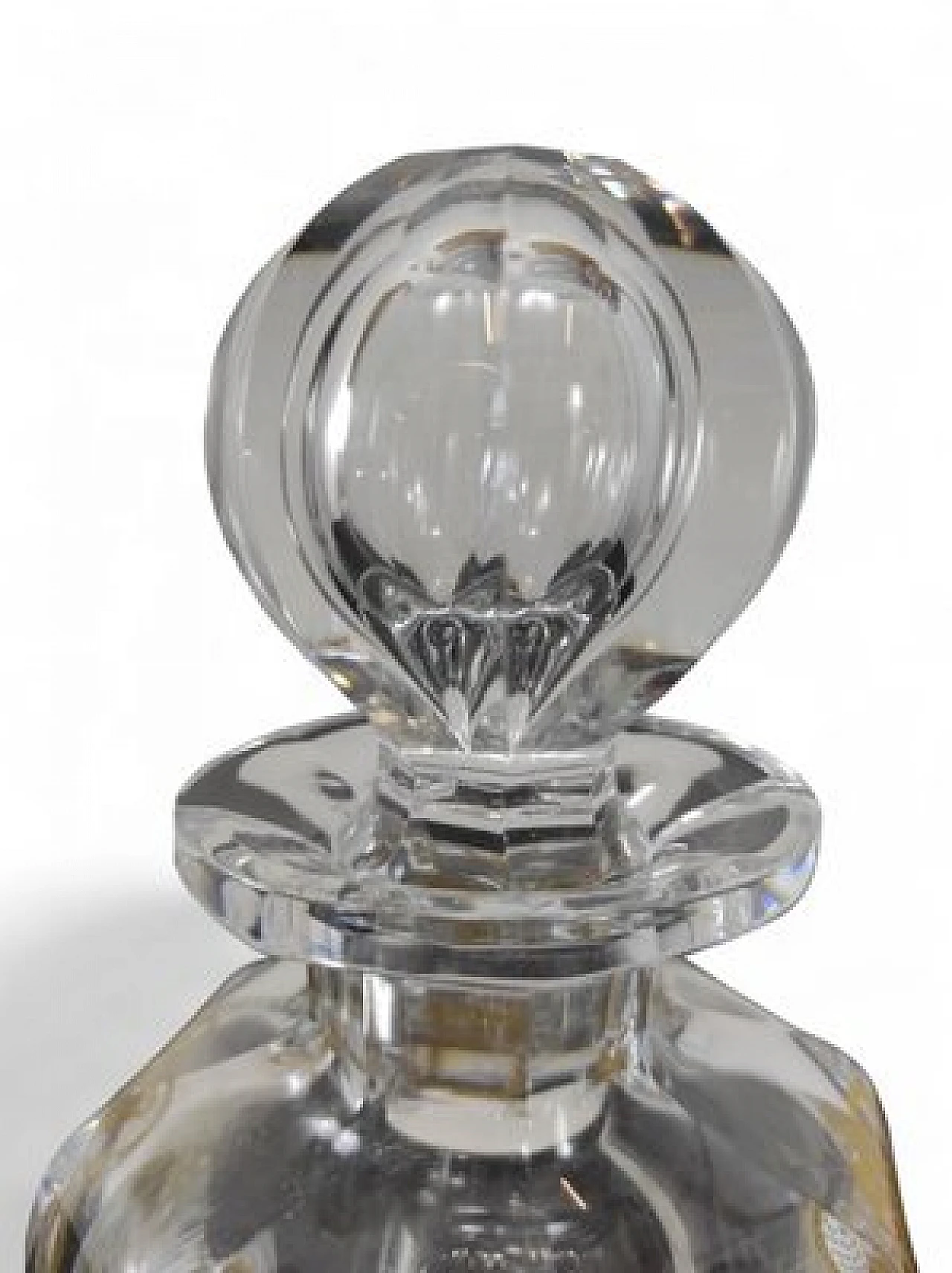 Empire style crystal bottle by Baccarat, 1960s 5